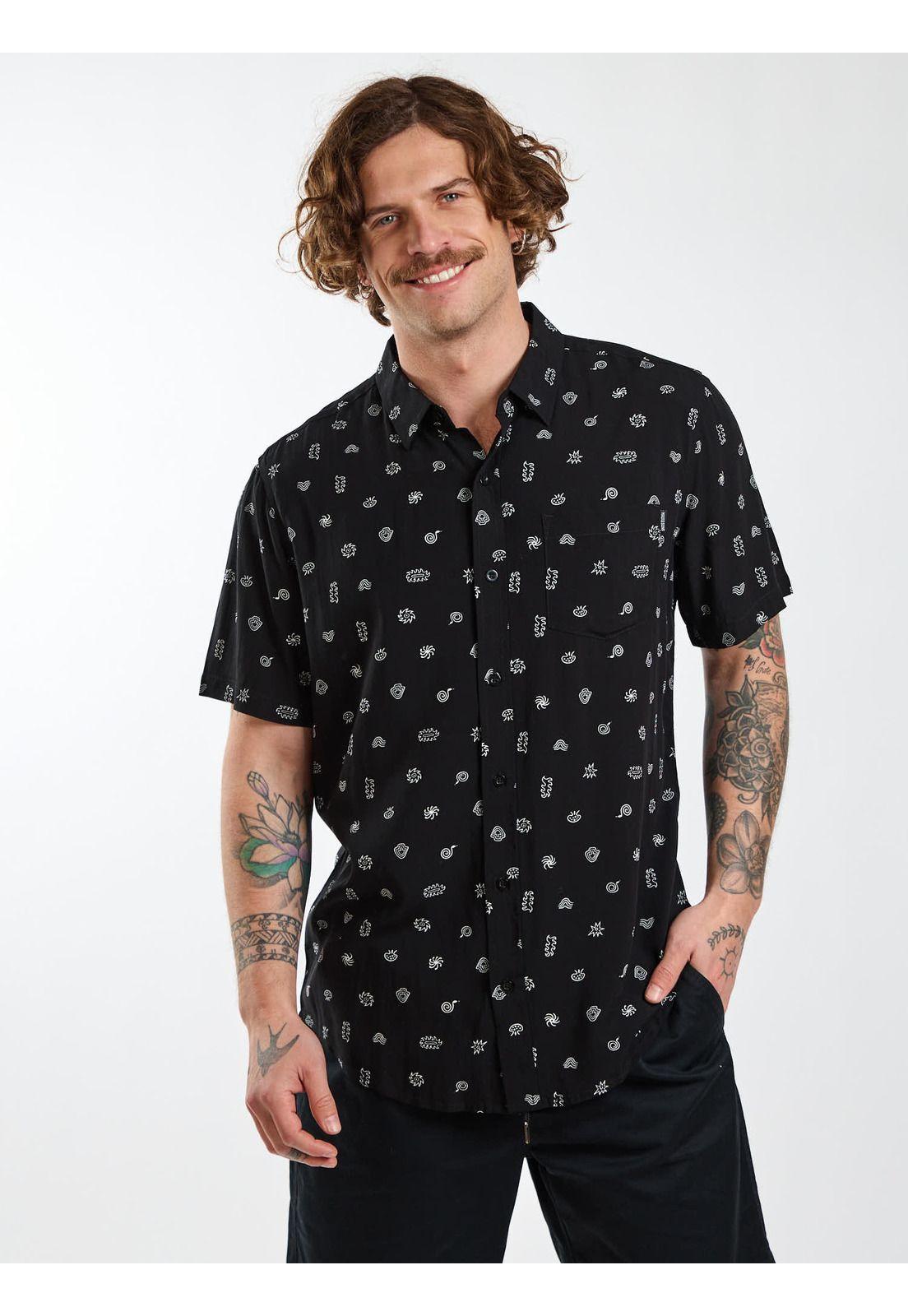 Camisa MC Surfy Multicolor Hombre Maui and Sons-5