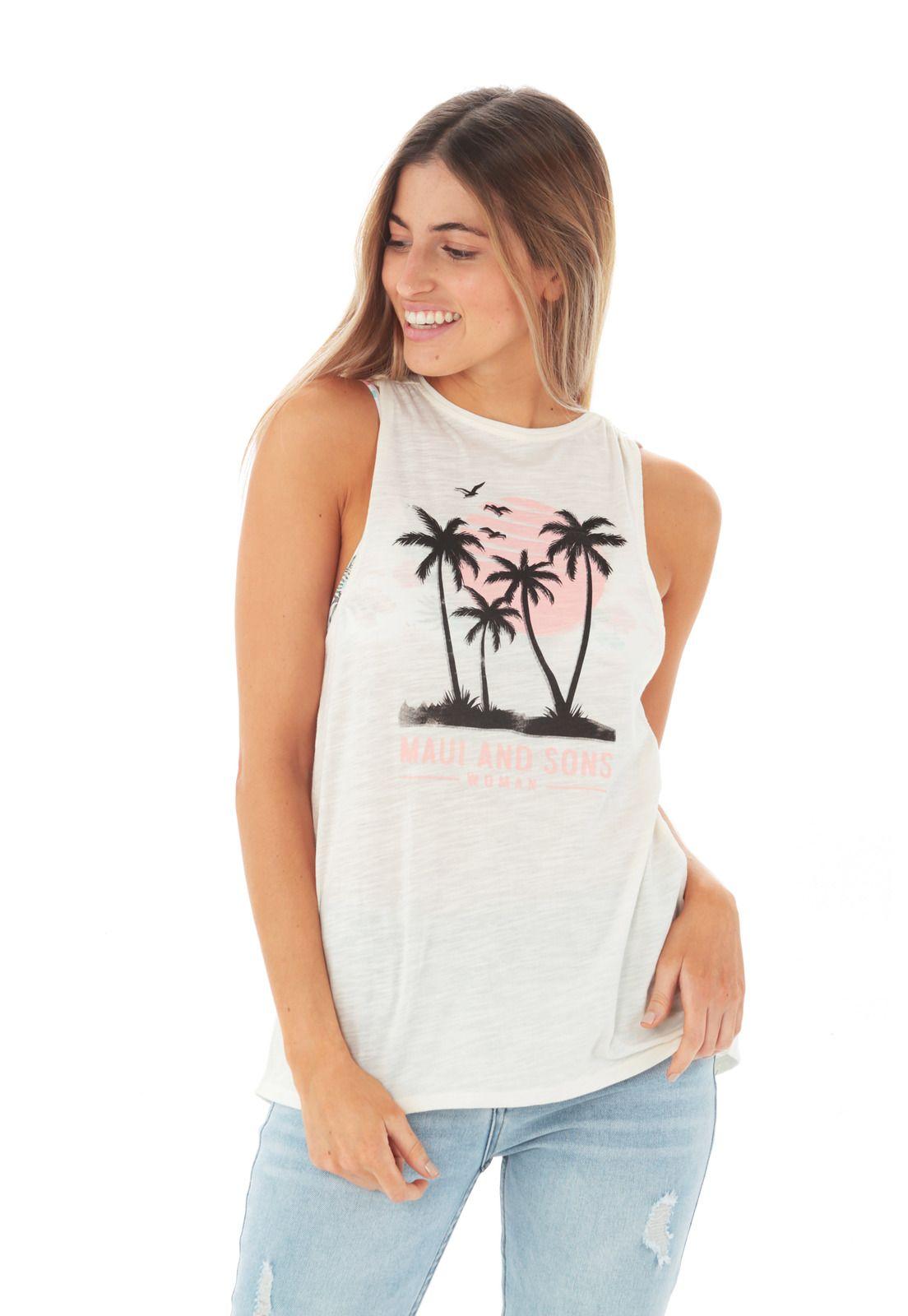 Polera Mujer Maui 5P143-WV21 Blanco-4