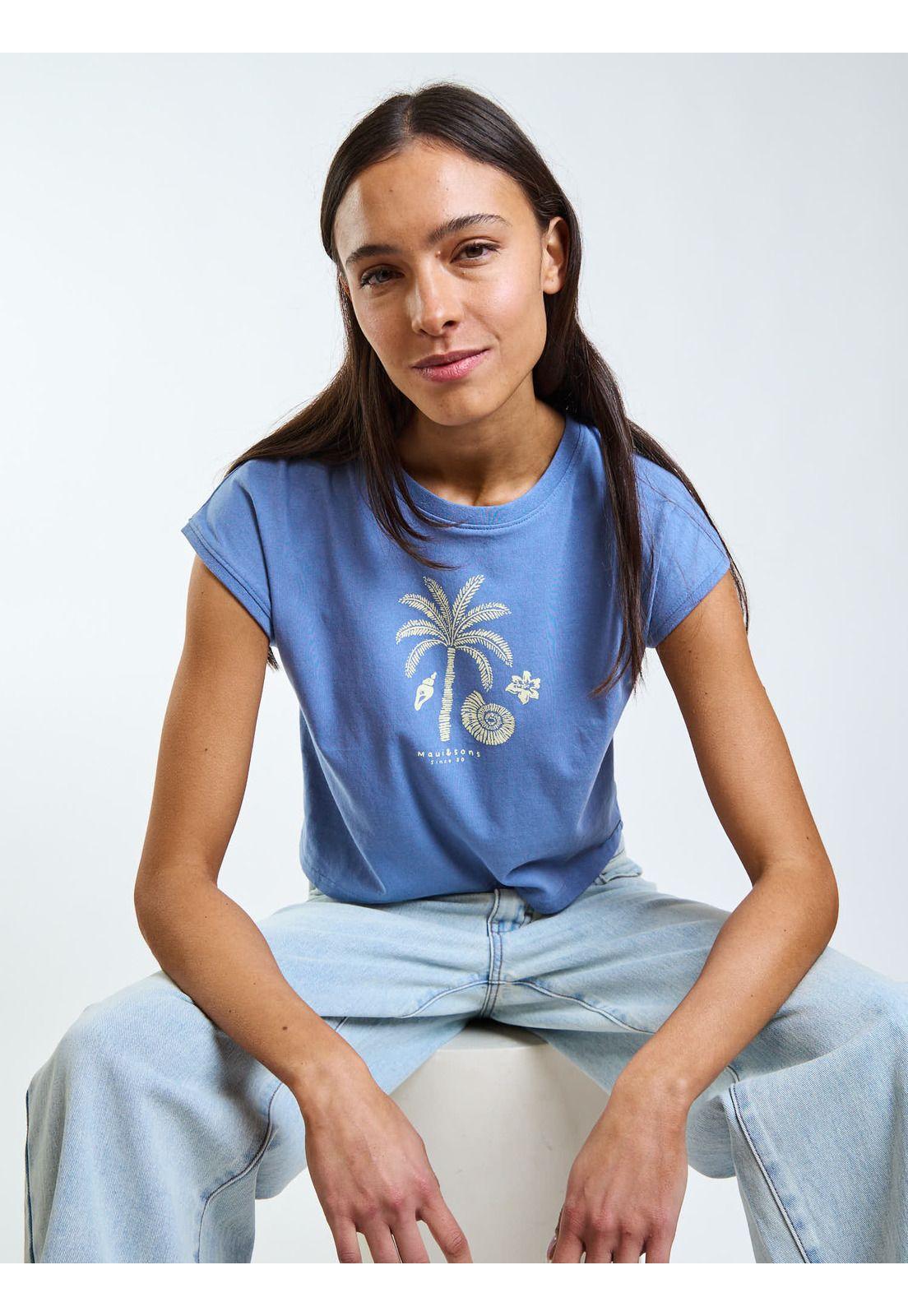 Polera MC Elara Azul Mujer Maui and Sons-6