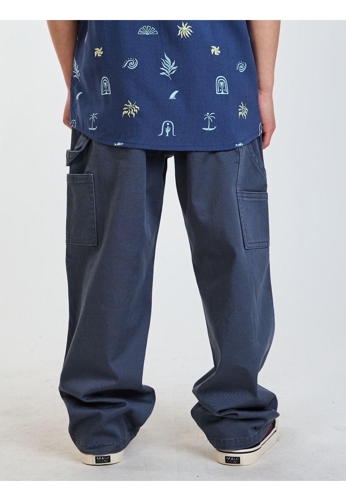 Pantalon Jogger Reef Celeste Infantil Maui and Sons-2