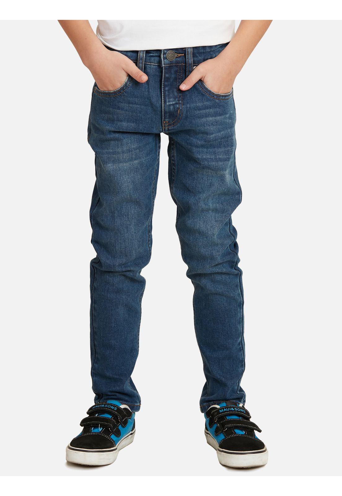 Jeans Zalune Azul Infantil Maui And Sons-0