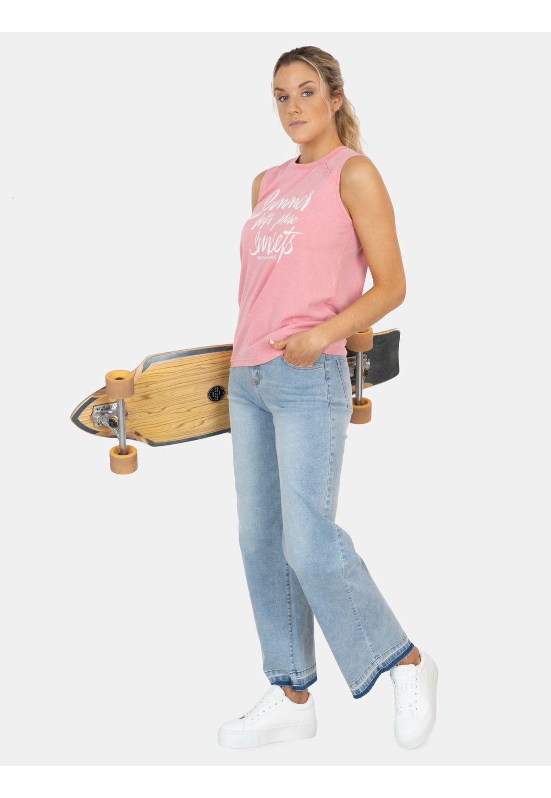 Polera SM Liko Rosado Mujer Maui And Sons-3