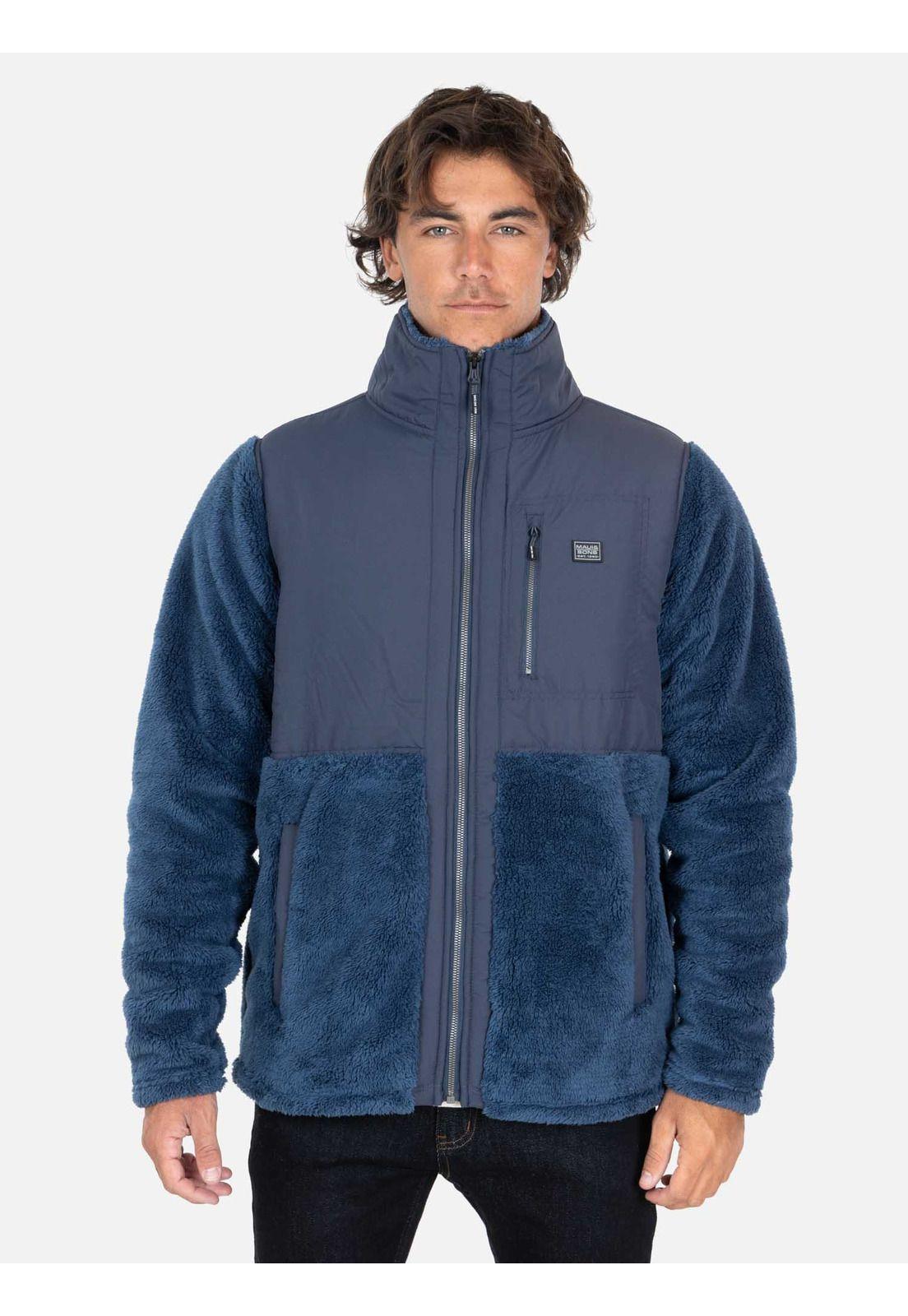 Poleron Chiporro Seeker Azul Hombre Maui And Sons-0