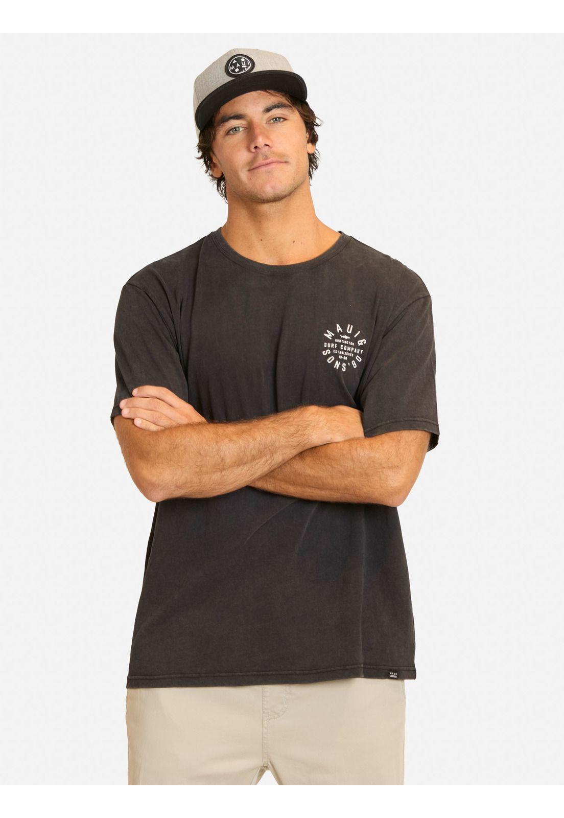 Polera MC Cokite Negro Hombre Maui And Sons-0