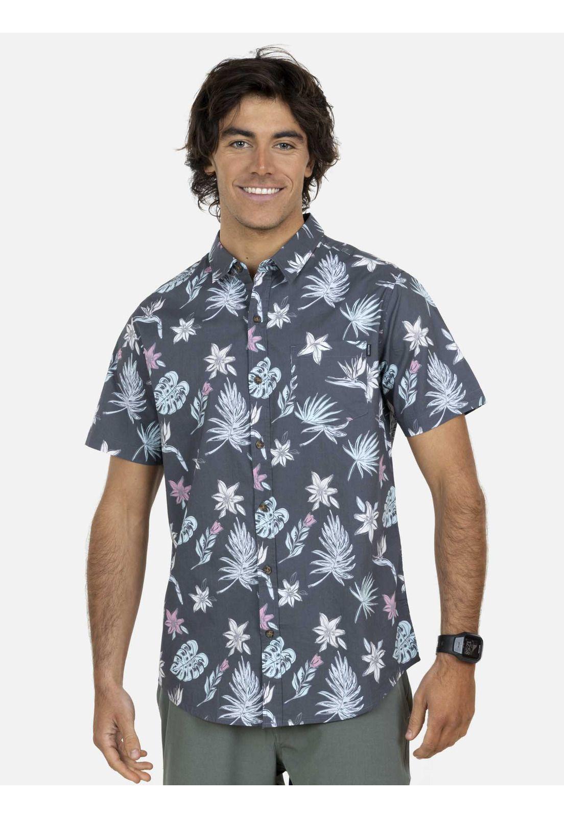 Camisa  Hombre Gris Oscuro 5C926-MV22 Maui And Sons-0