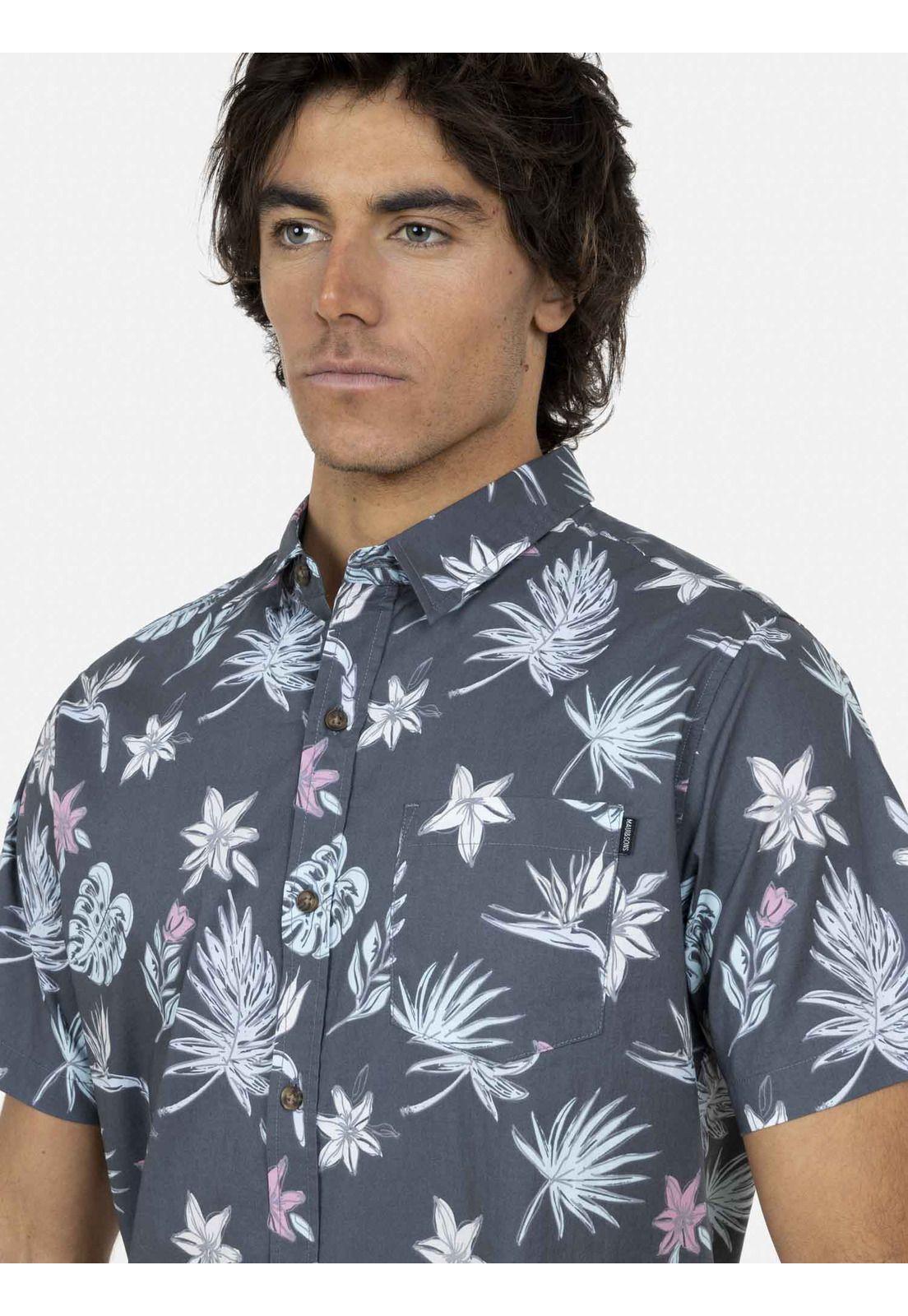 Camisa  Hombre Gris Oscuro 5C926-MV22 Maui And Sons-2