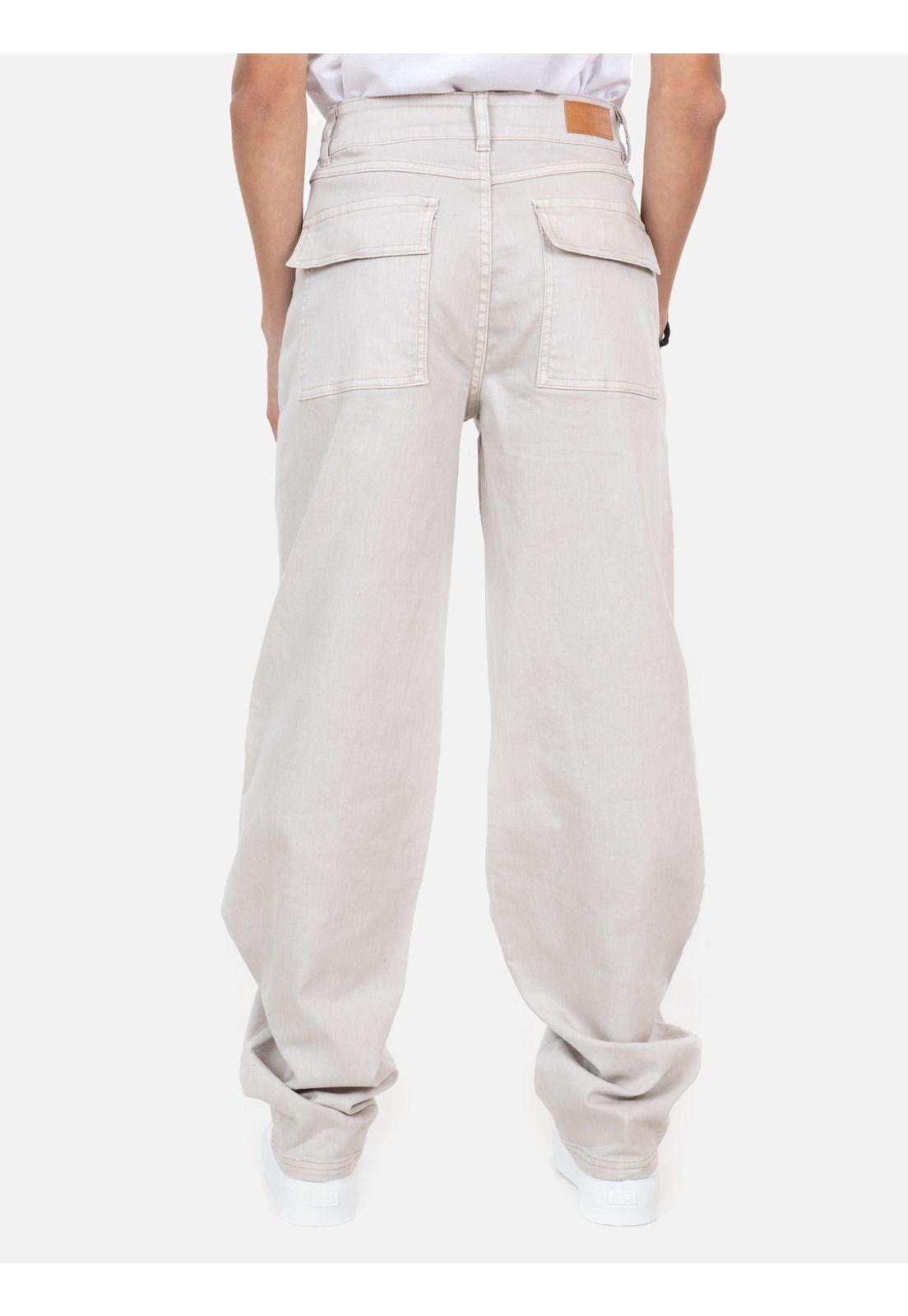 Jeans Turbo Beige Mujer Maui And Sons-2