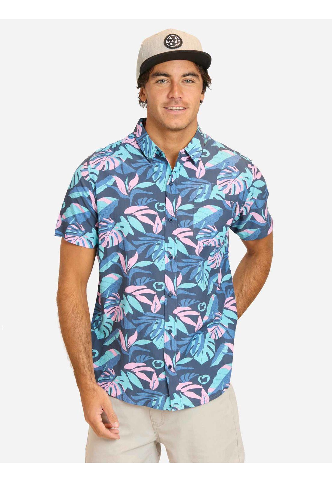 Camisa MC Zekai Multicolor Hombre Maui And Sons-0