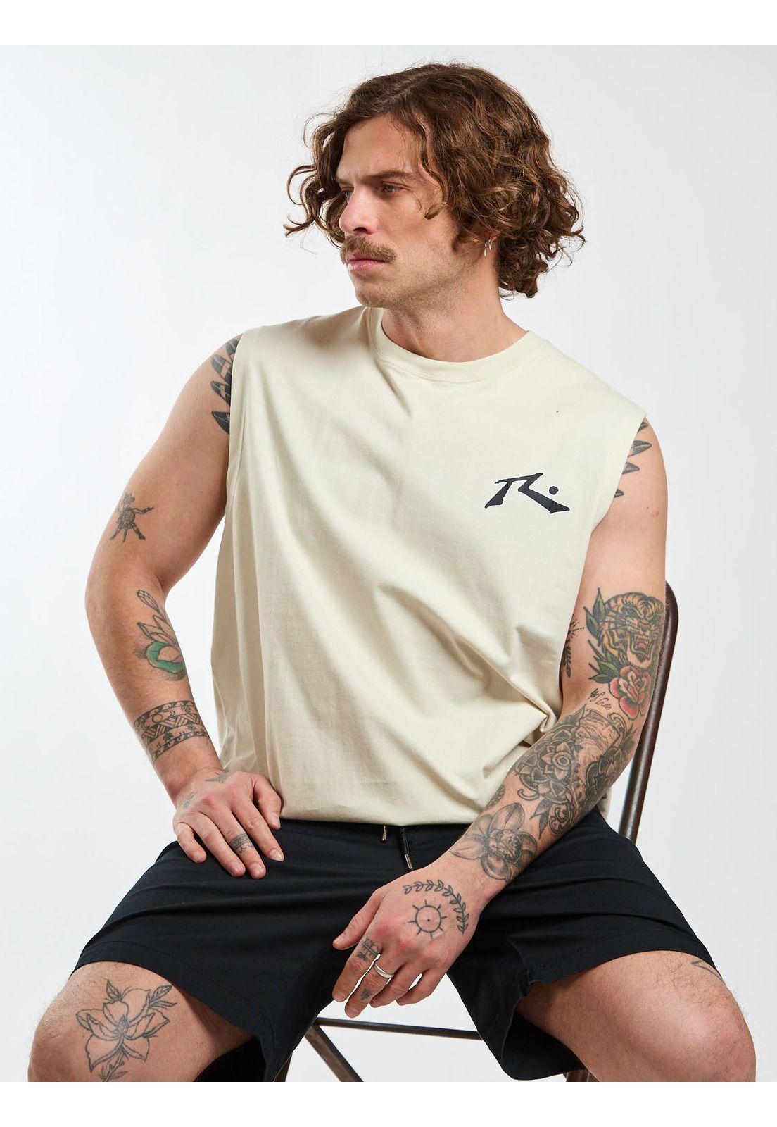 Polera SM Sandbar Beige Hombre Rusty-0