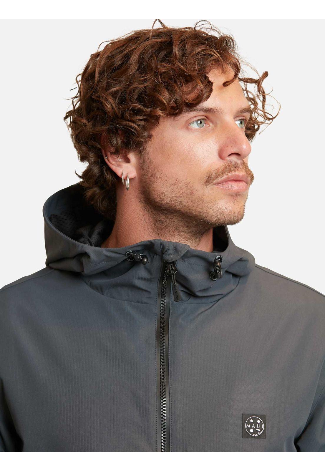 Cortaviento Windbreaker Eon Gris Maui And Sons-1