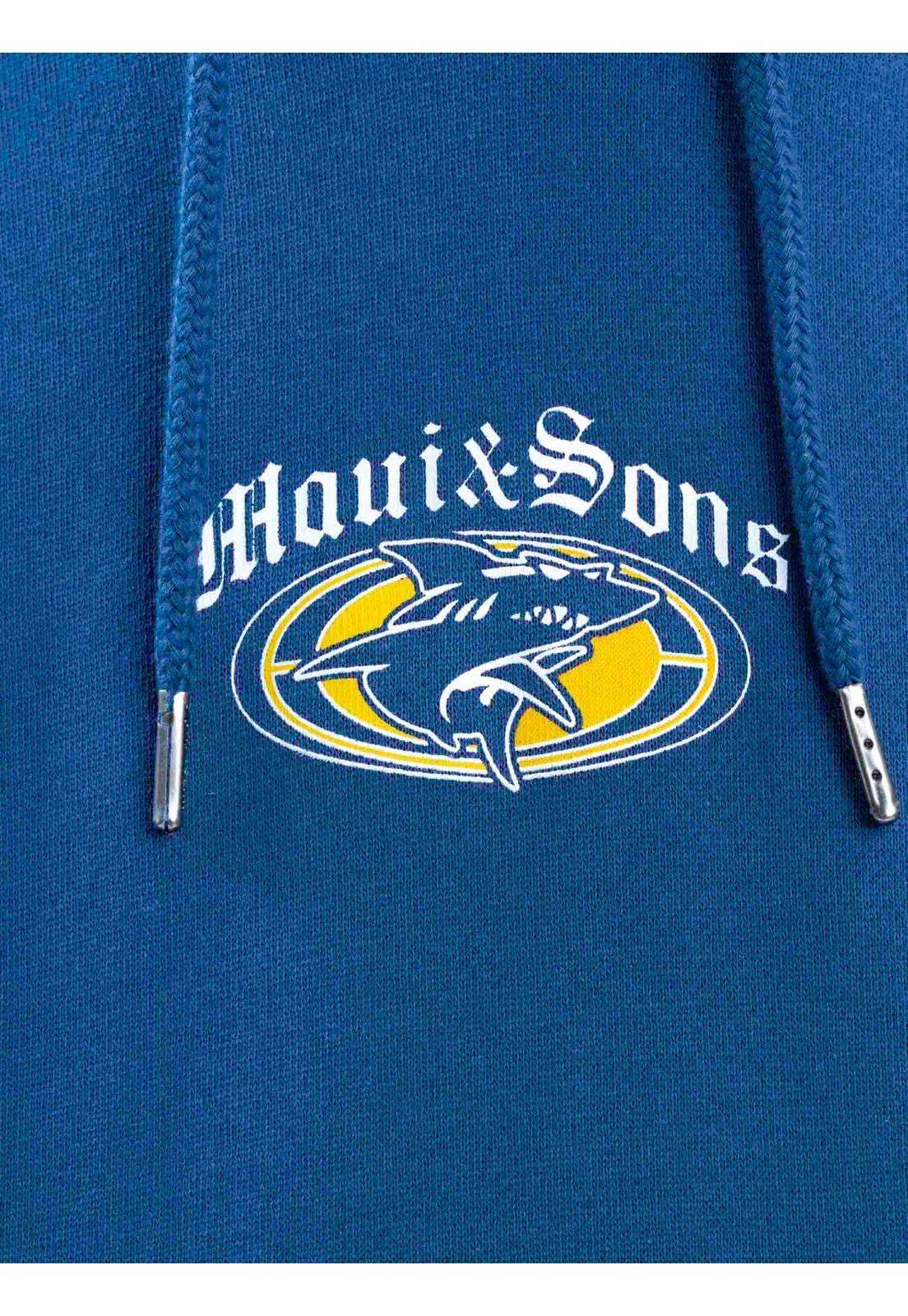 Poleron Canguro Stormbay Celeste Infantil Maui And Sons-3