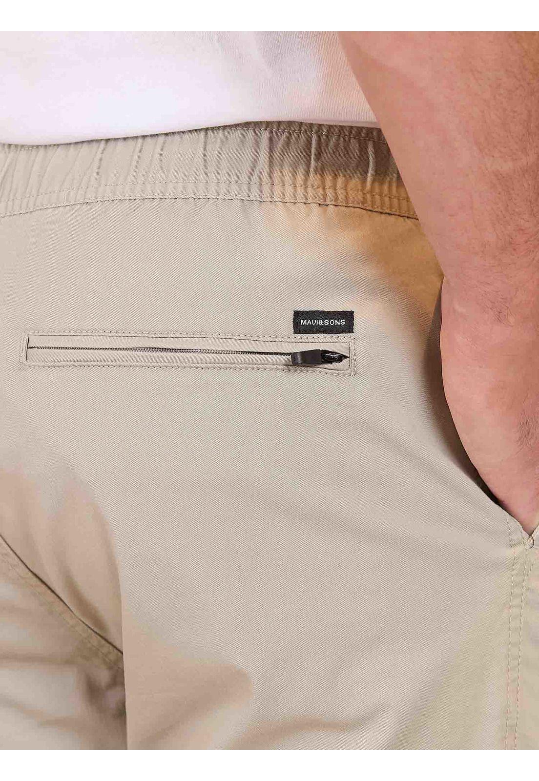 Pantalon Jogger Haleakala Beige Hombre Maui And Sons-2