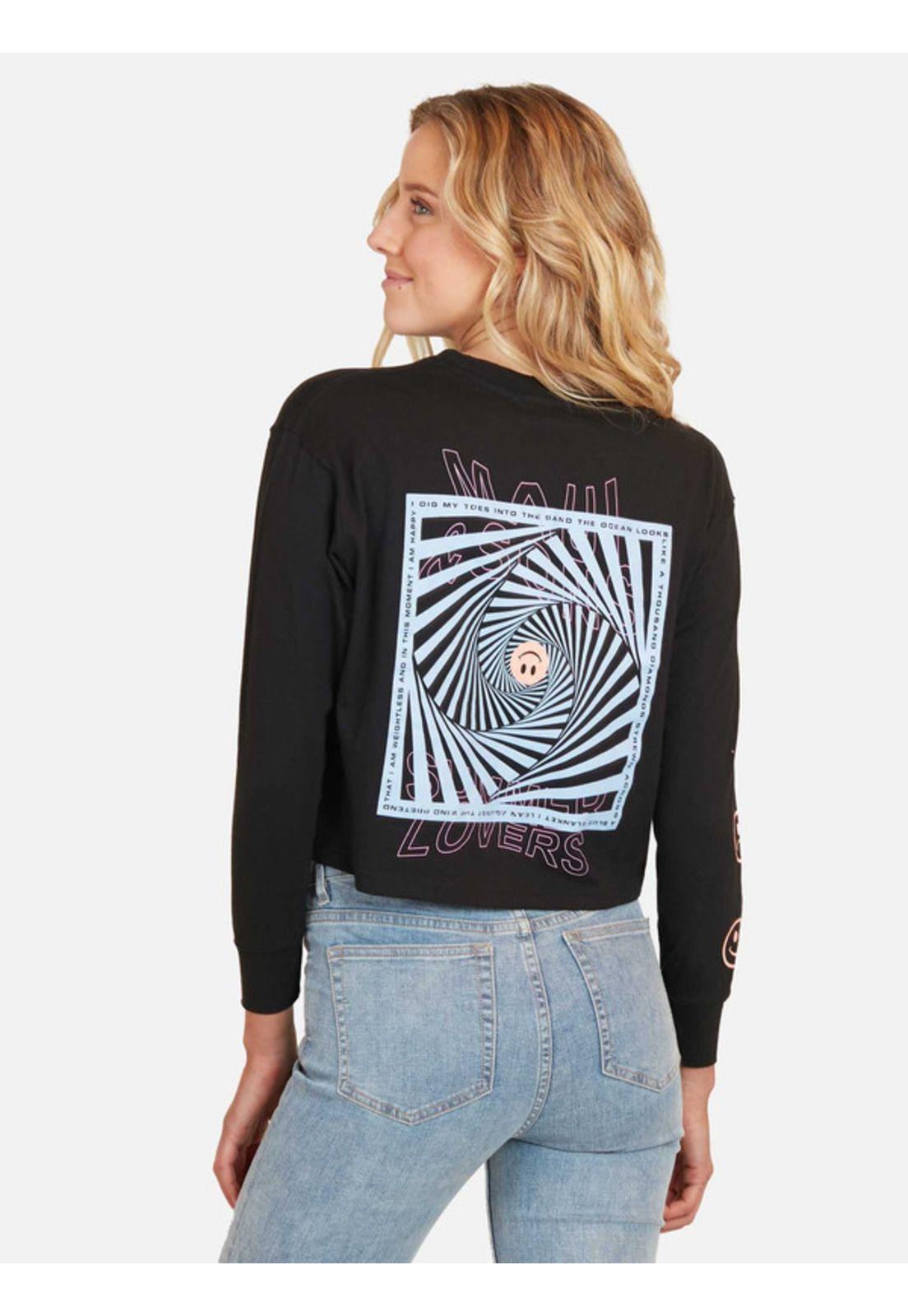 Polera Azy Ile Mujer Negro Maui And Sons-1