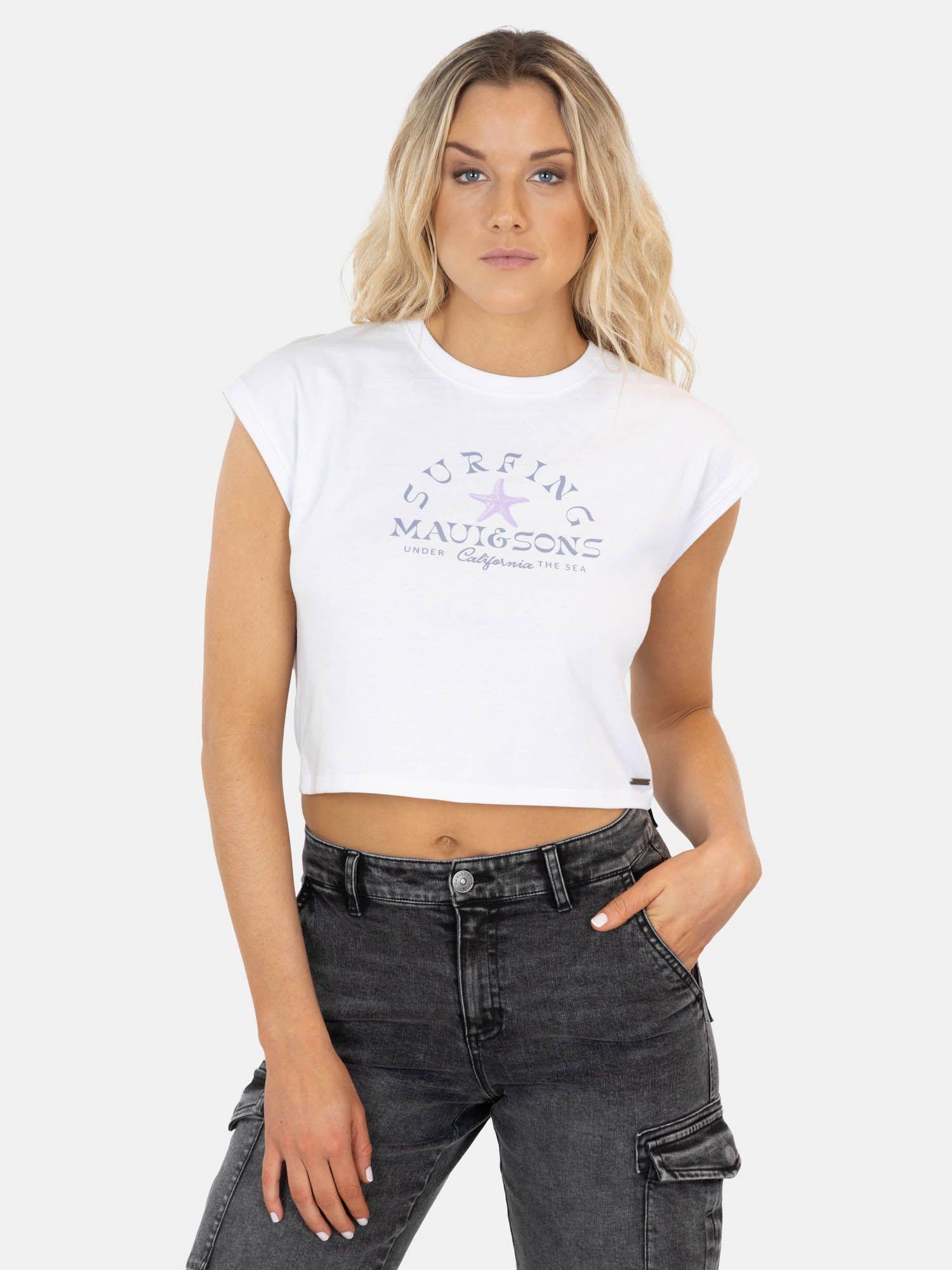 Polera MC Brisala Blanco Mujer Maui And Sons-2