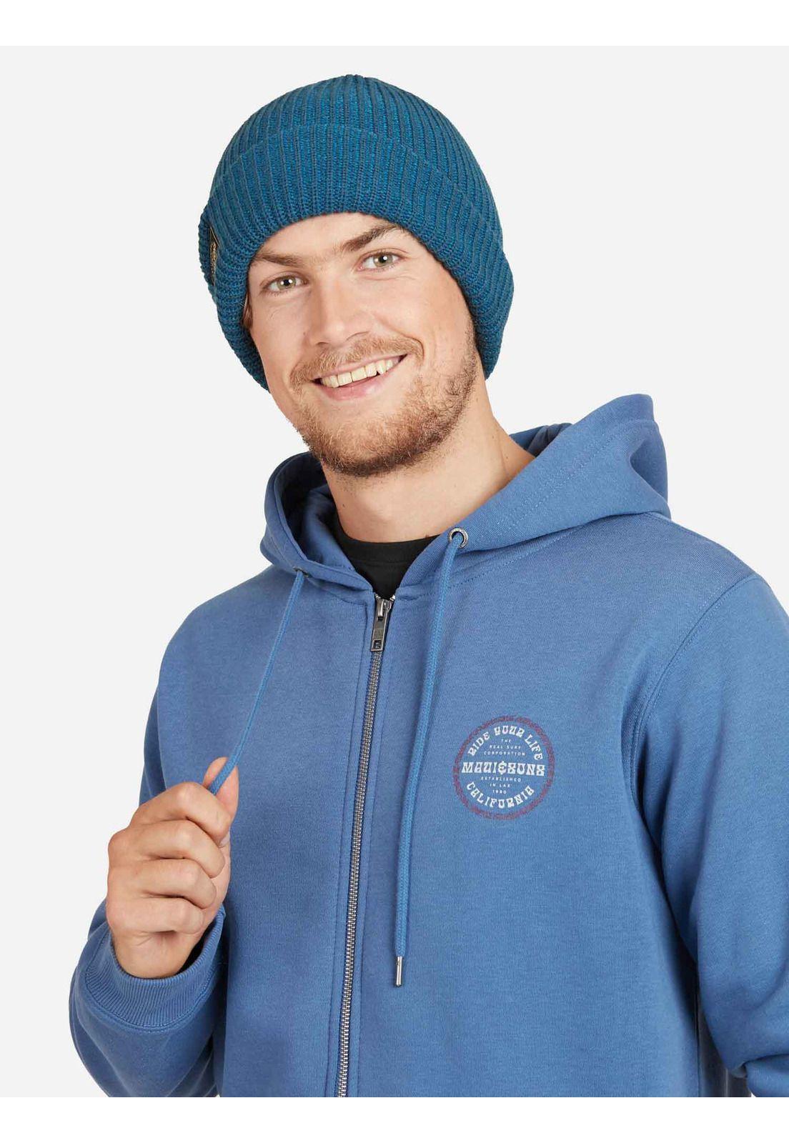 Poleron RIDE YOUR LIFE HOODIE Hombre Azul Maui and Sons-2