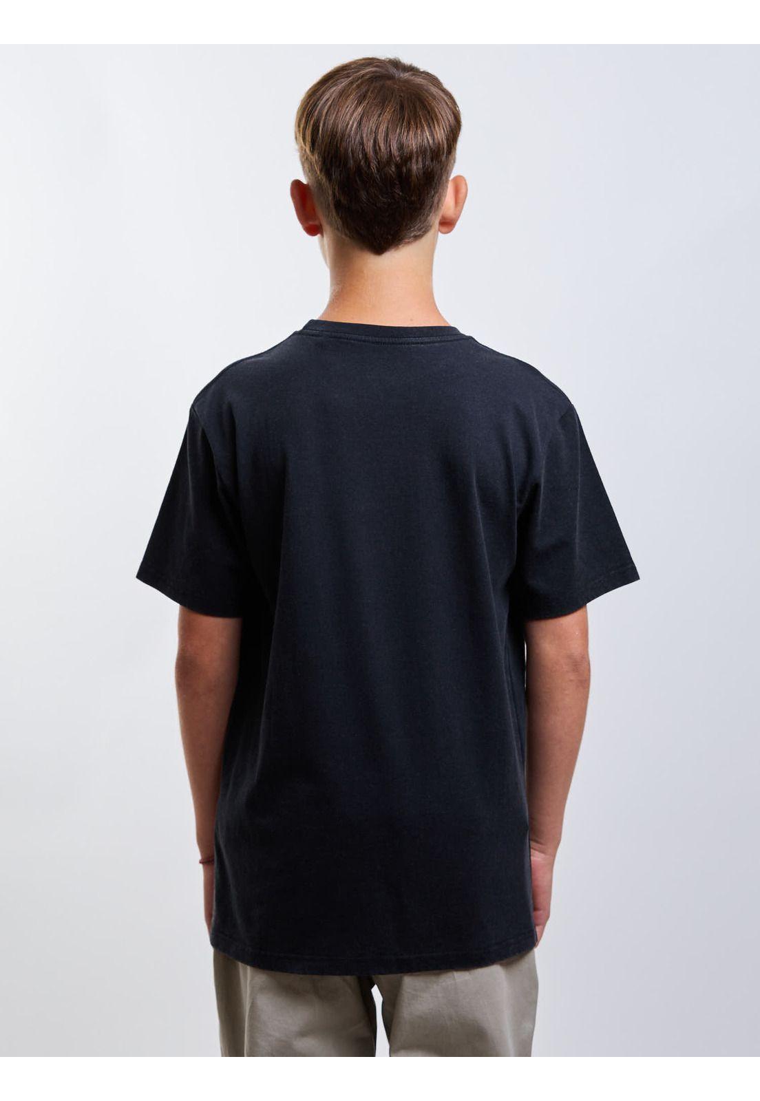 Polera MC Rubber Negro Infantil Maui And Sons-1