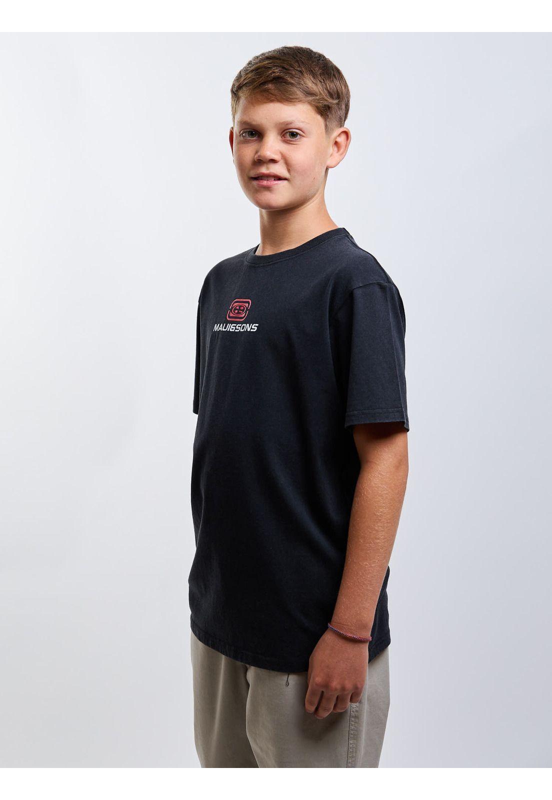 Polera MC Rubber Negro Infantil Maui And Sons-4