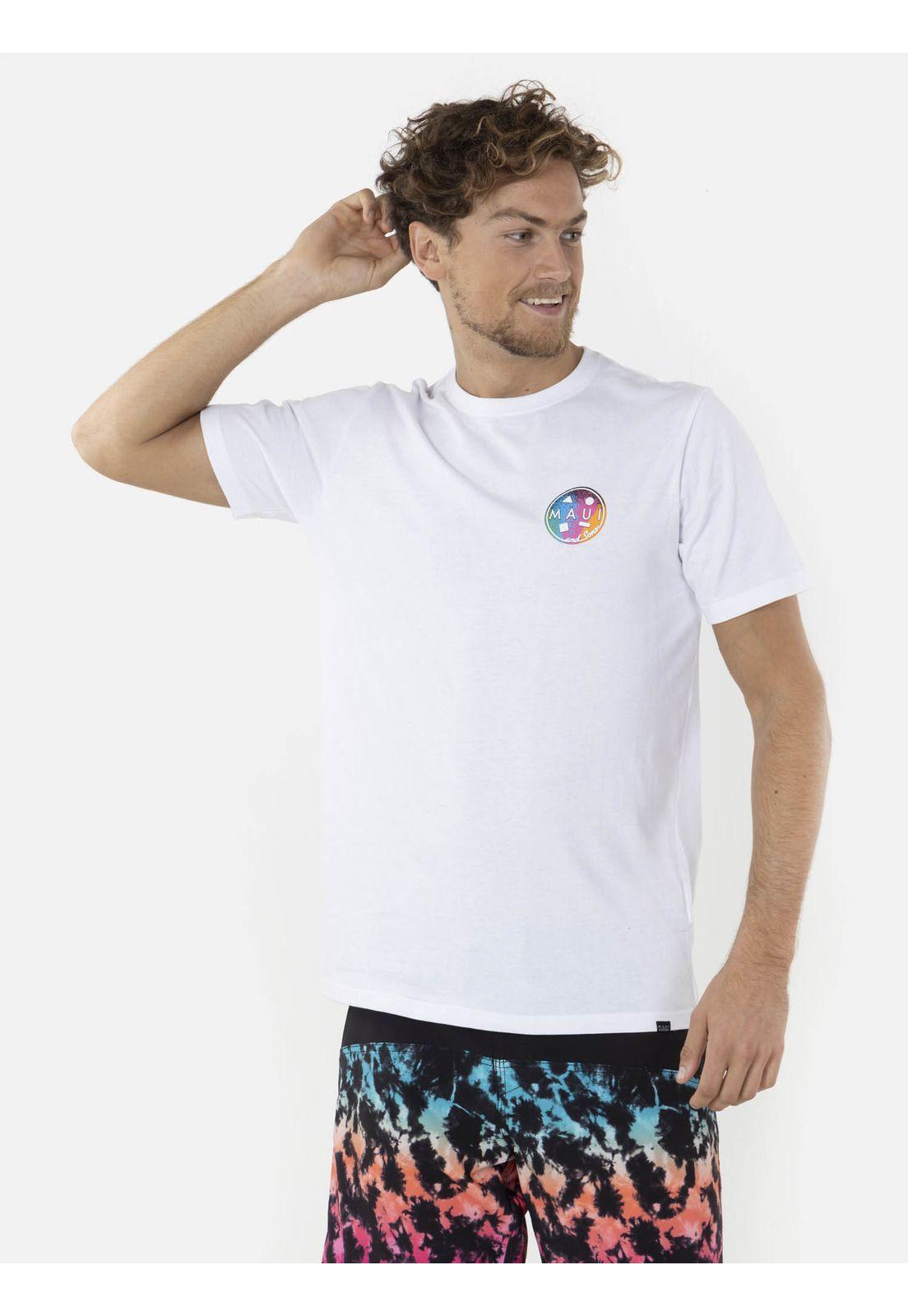 Polera COKKIE COLOR Hombre Blanco Maui and Sons-0