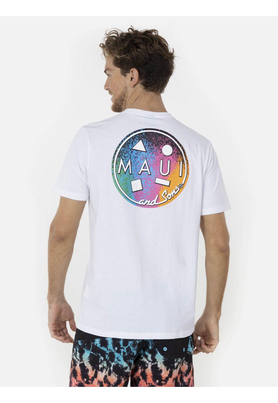 Polera COKKIE COLOR Hombre Blanco Maui and Sons-1