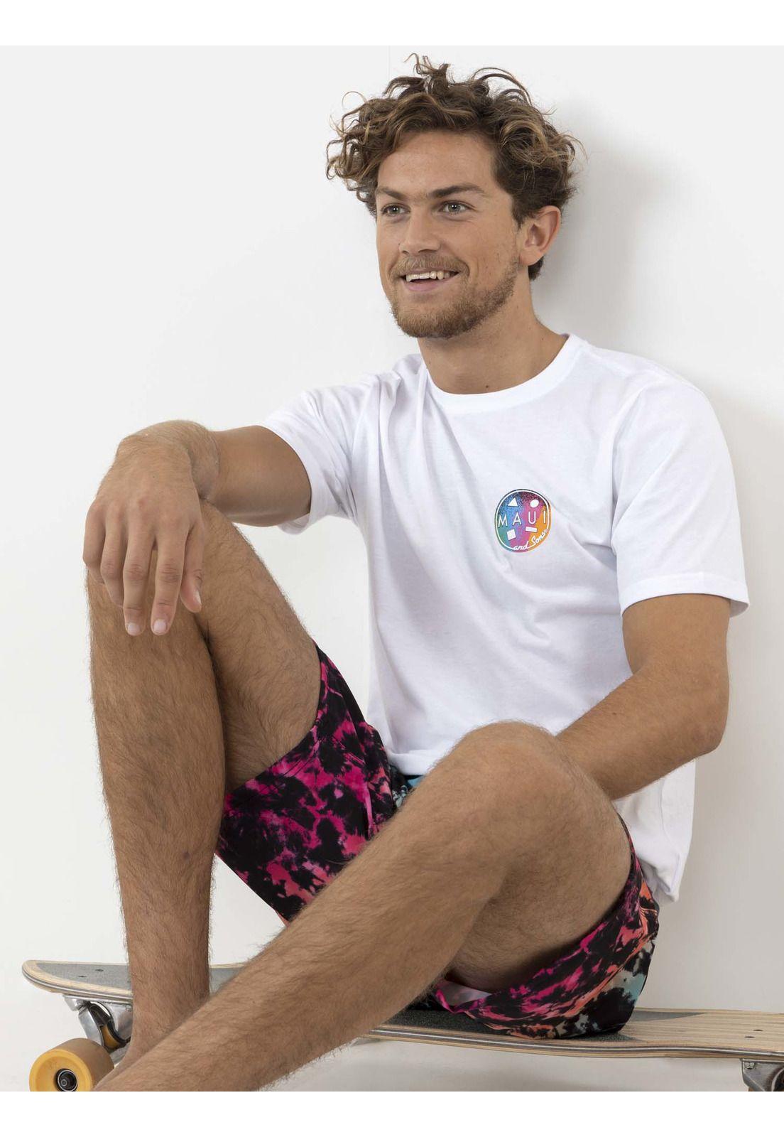 Polera COKKIE COLOR Hombre Blanco Maui and Sons-3