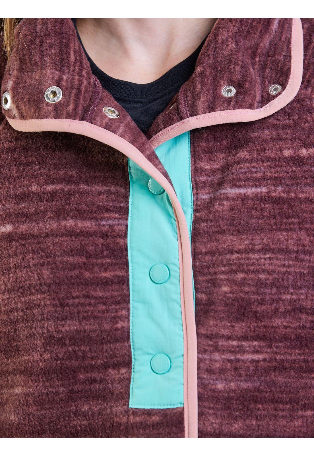 Poleron Polar Vintage Khaki Multicolor Mujer Maui And Sons-4