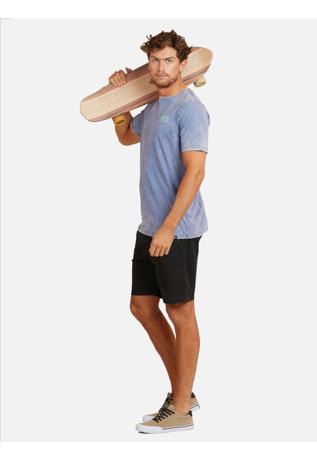 Polera Sunset Palm Acid Sst Hombre Morado Maui And Sons-3