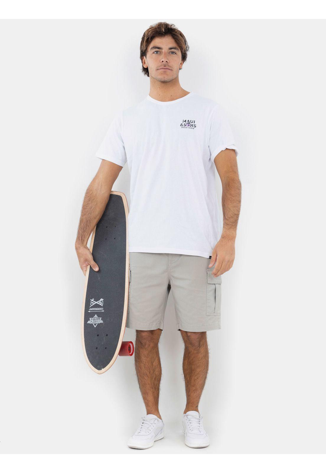 Bermuda Jogger Minute Khaki Hombre Maui And Sons-2