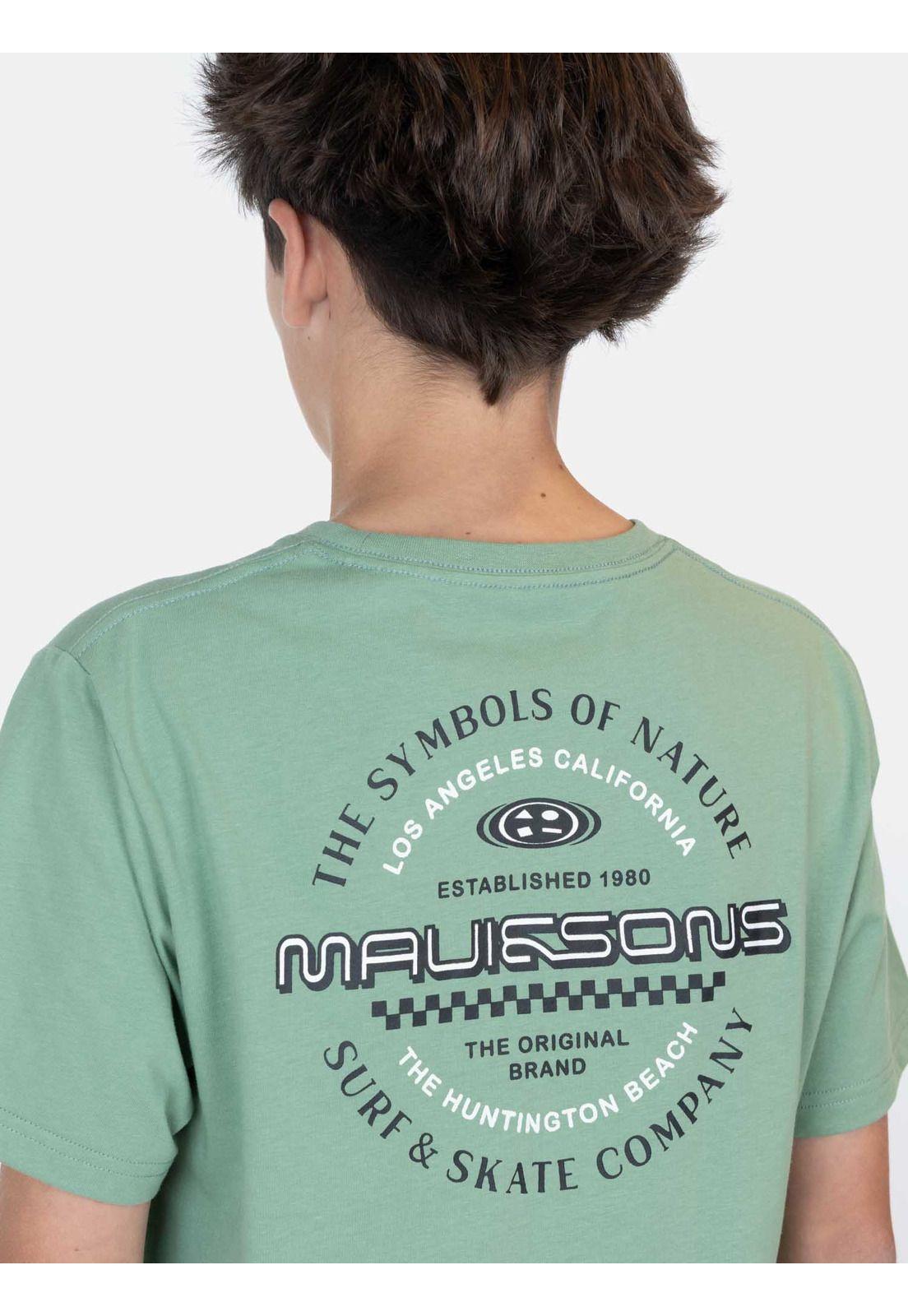 Polera MC OrillaBeat Verde Infantil Maui And Sons-2