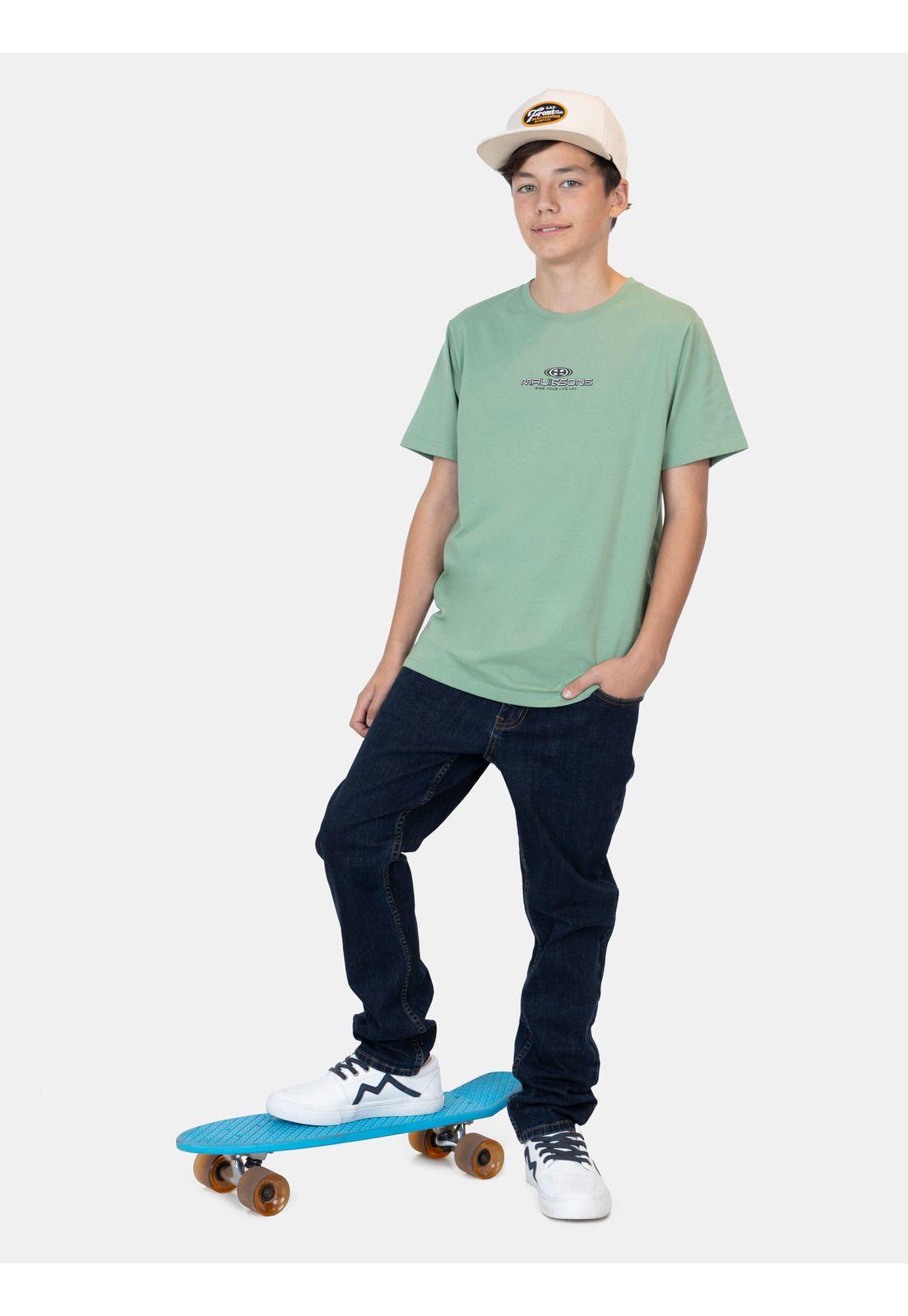 Polera MC OrillaBeat Verde Infantil Maui And Sons-3