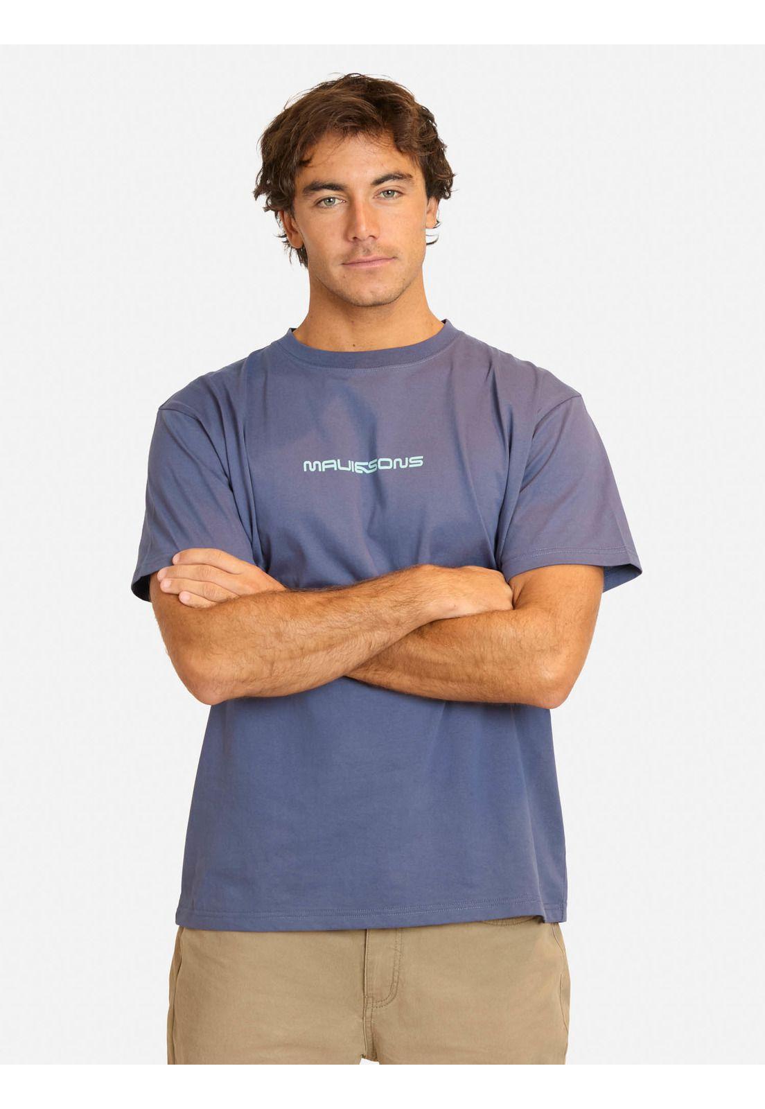 Polera MC Líay Azul Hombre Maui And Sons-0