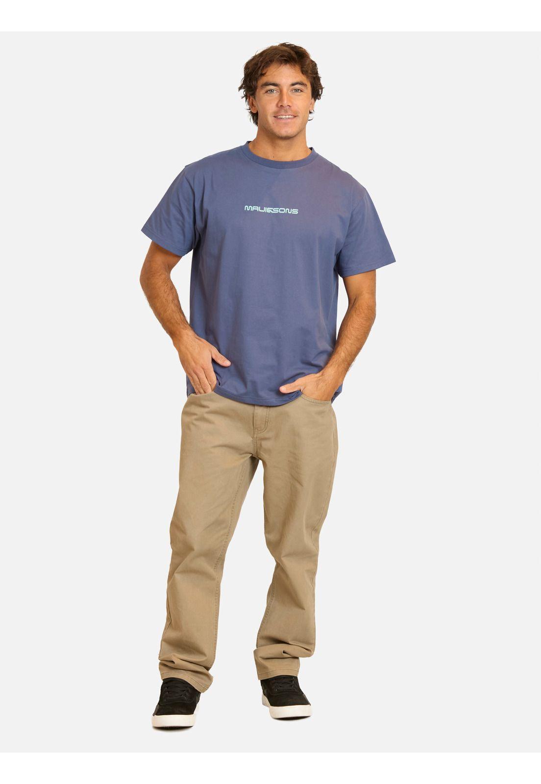 Polera MC Líay Azul Hombre Maui And Sons-3