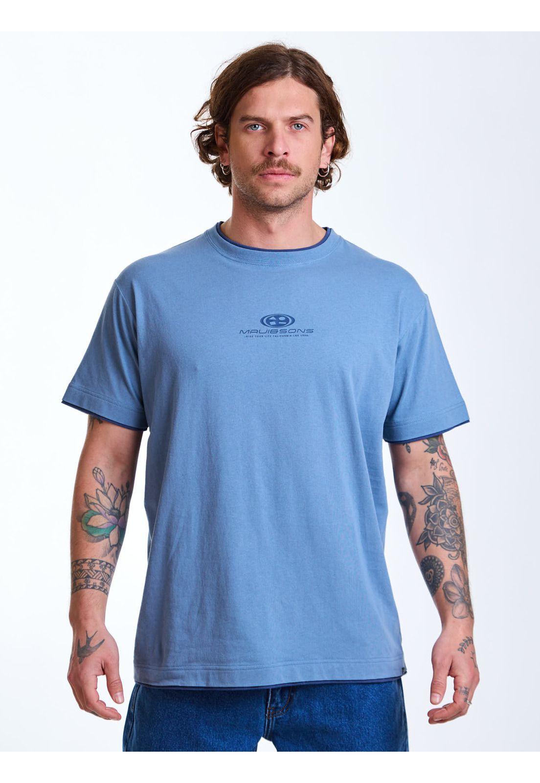 Polera MC Seaside Celeste Hombre Maui and Sons-0