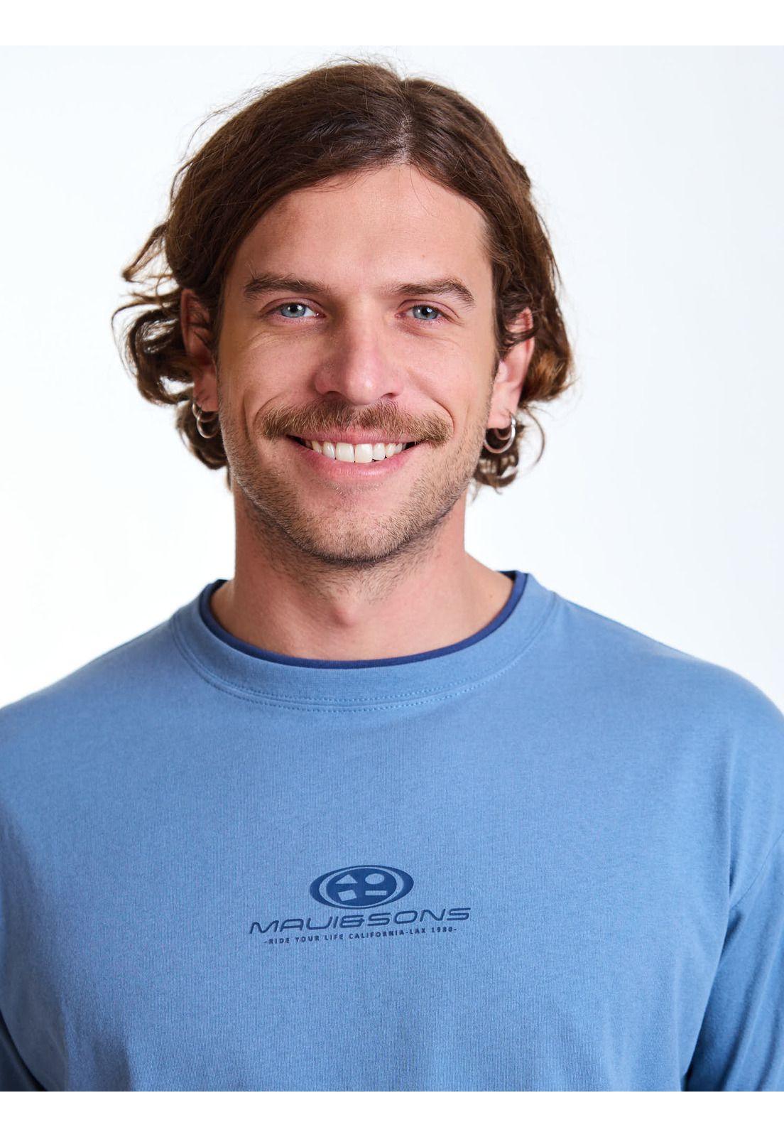Polera MC Seaside Celeste Hombre Maui and Sons-3