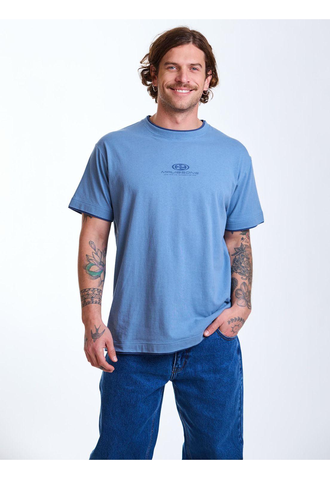 Polera MC Seaside Celeste Hombre Maui and Sons-5