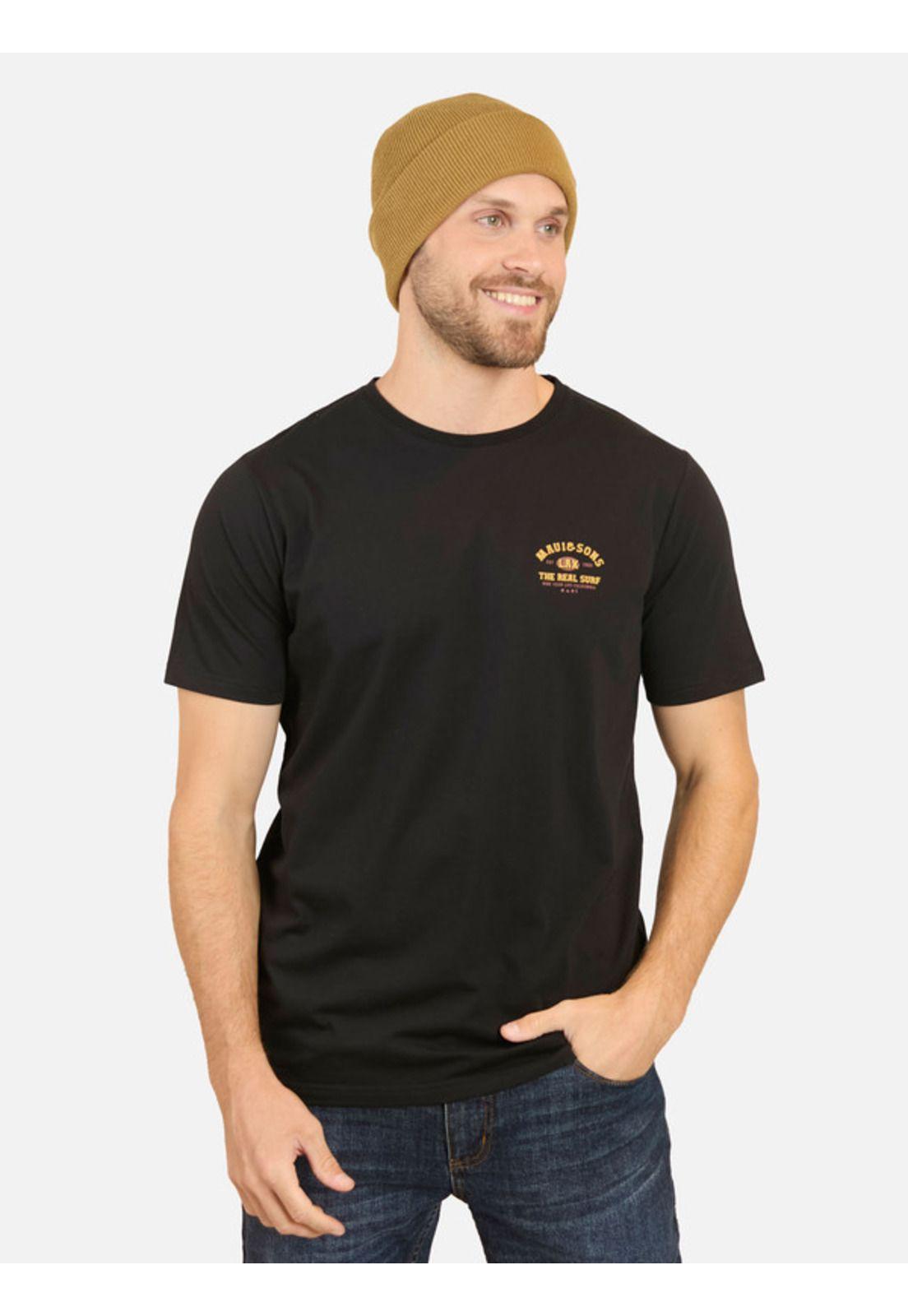 Polera Label Design CoSs Tee Negro Hombre Maui And Sons-0