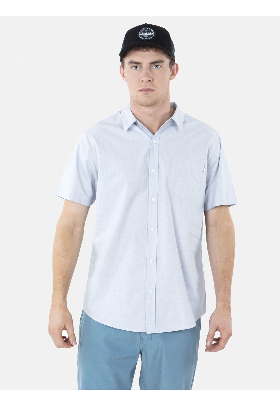 Camisa SUPER CLASSIC SHIRT Hombre Celeste Maui and Sons-0
