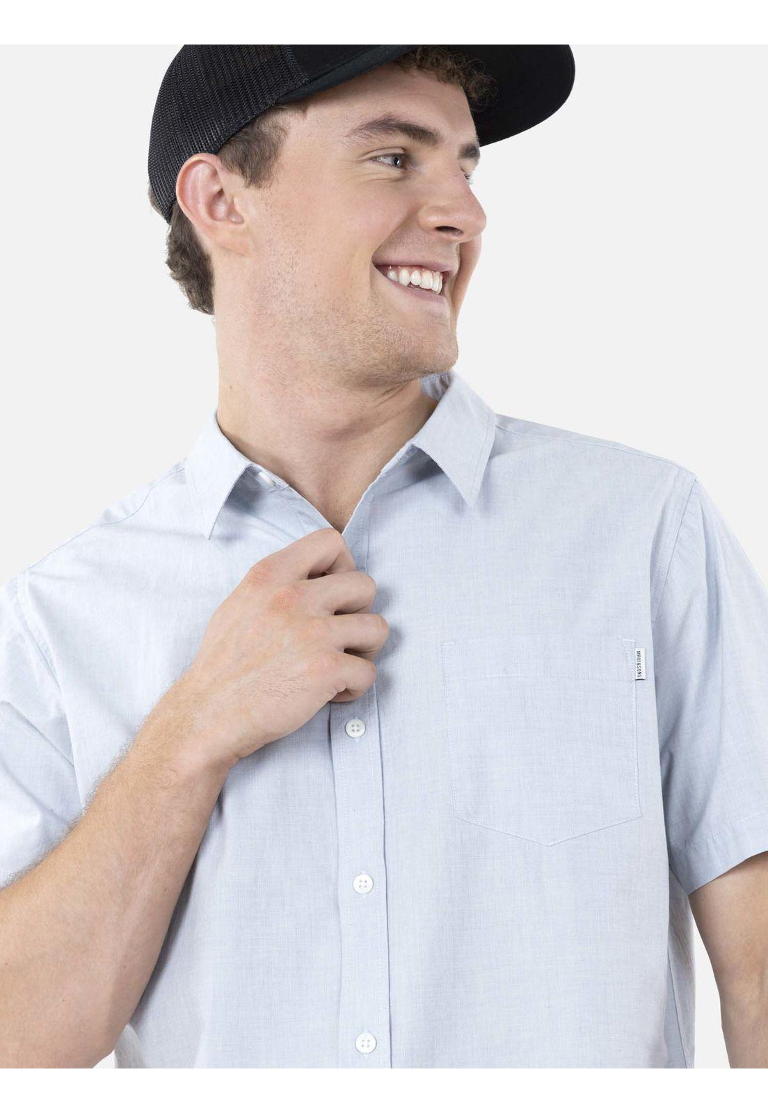 Camisa SUPER CLASSIC SHIRT Hombre Celeste Maui and Sons-2
