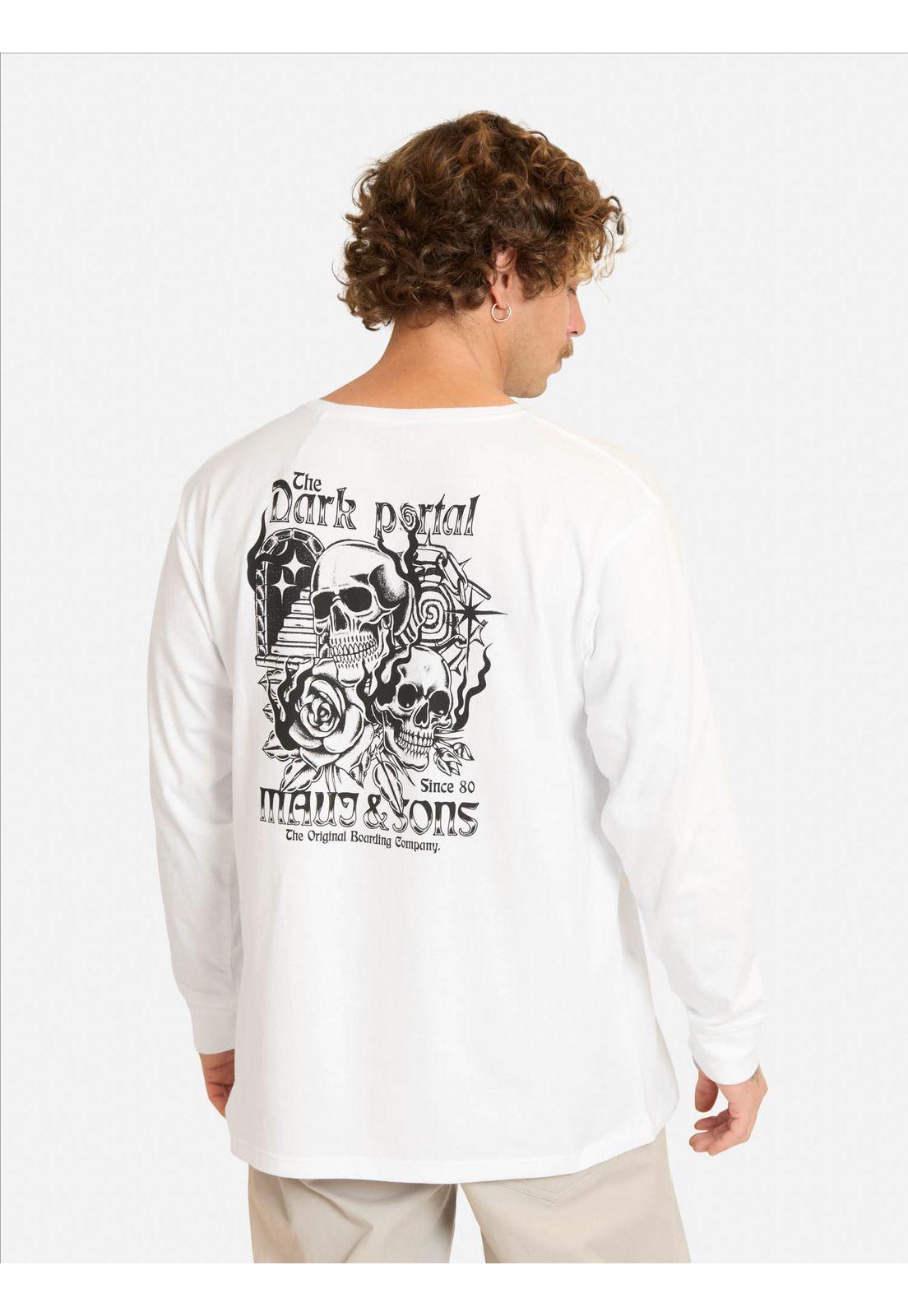 Polera ML Nutek Blanco Hombre Maui And Sons-2
