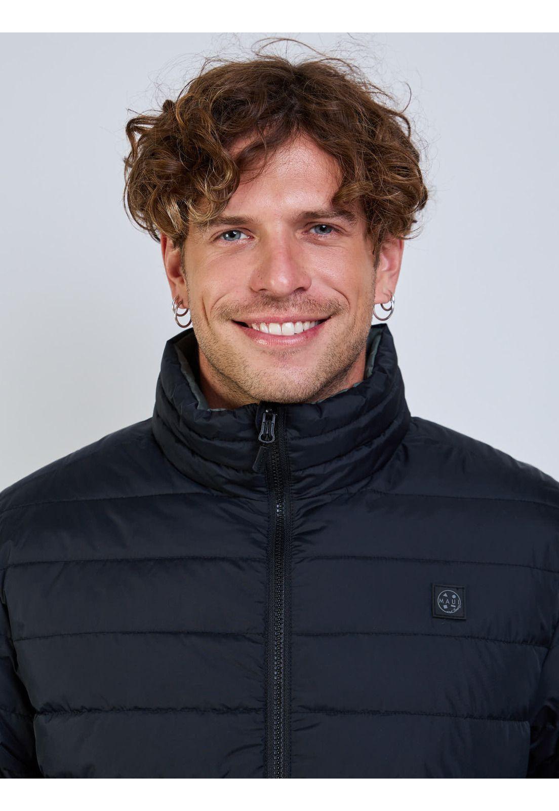 Parka Reversible Alpha Negro Hombre Maui And Sons-5