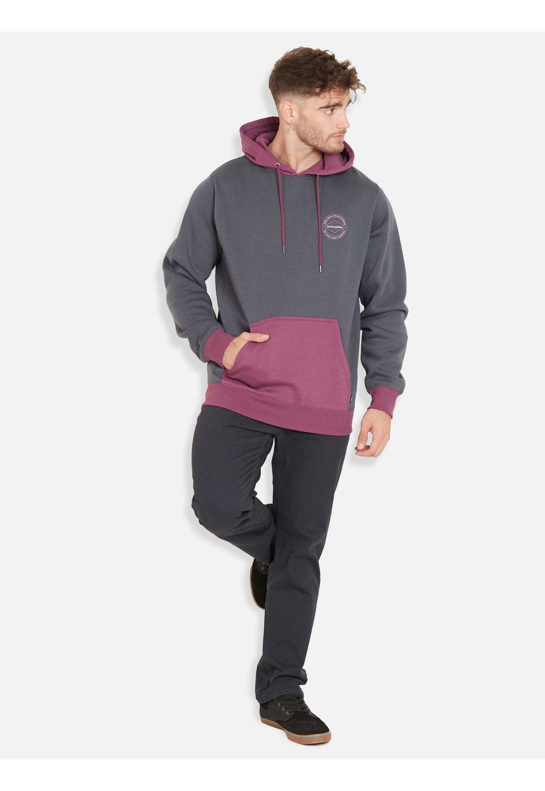 Poleron RIDE YOUR LIFE HOODIE Hombre Gris Maui and Sons-3