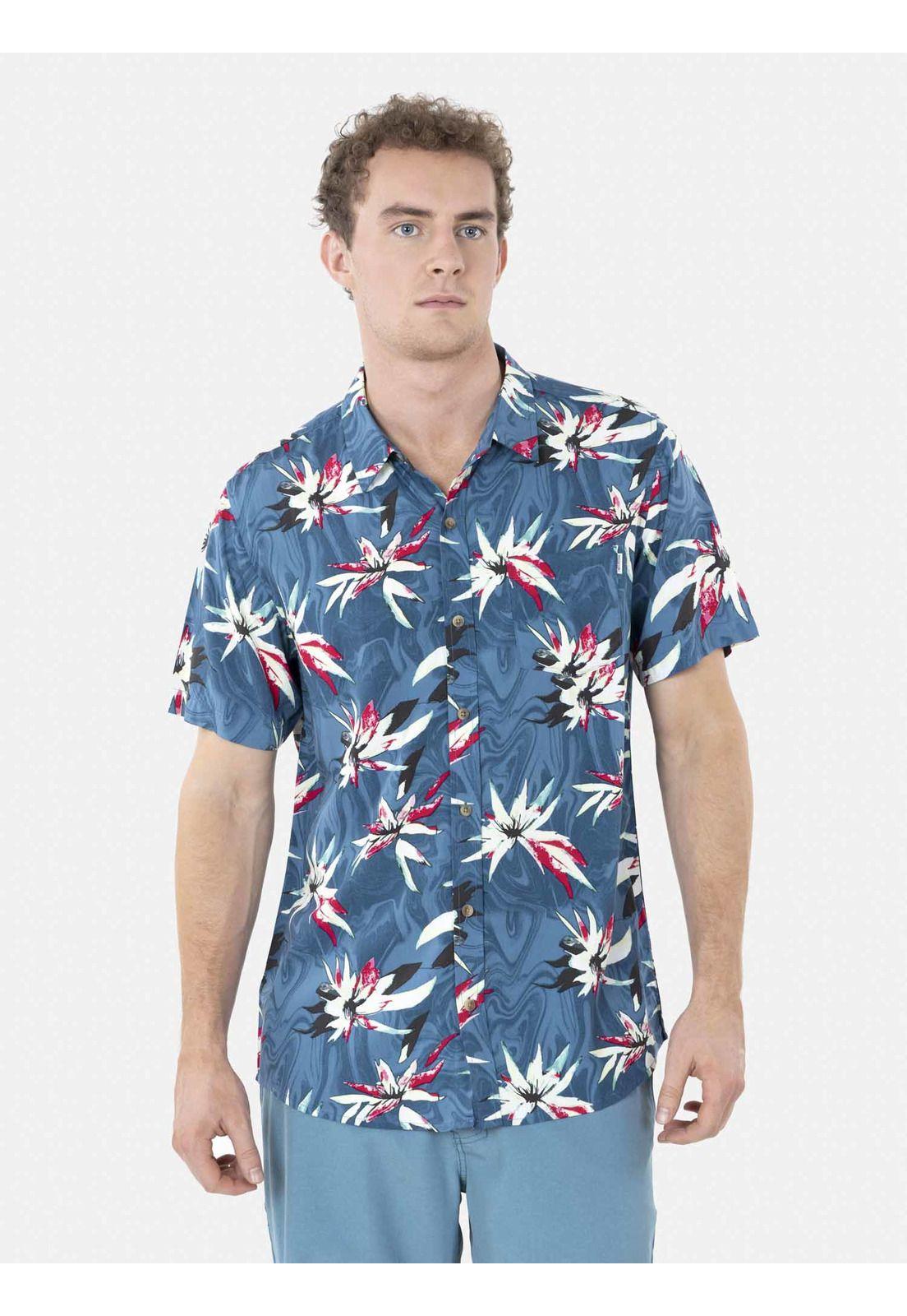 Camisa ART JUNGLE Hombre Multicolor Maui and Sons-0