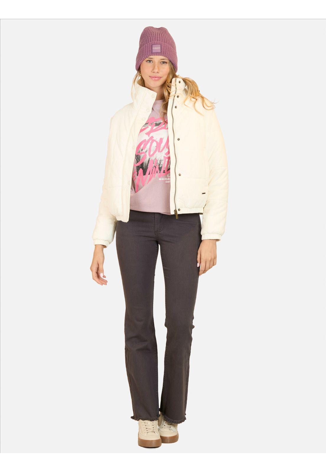 Chaqueta Tritón Blanco Mujer Maui And Sons-3