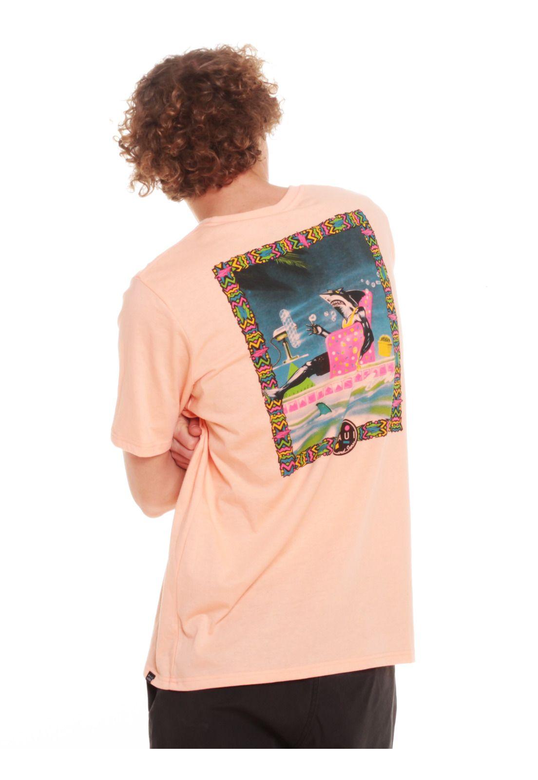 Polera Hombre 5P180-MV20 Rosado Maui and Sons-1