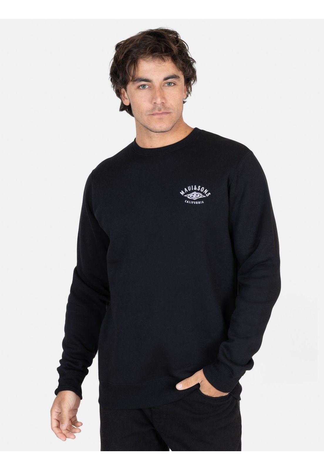 Poleron CR Chill Negro Hombre Maui And Sons-0