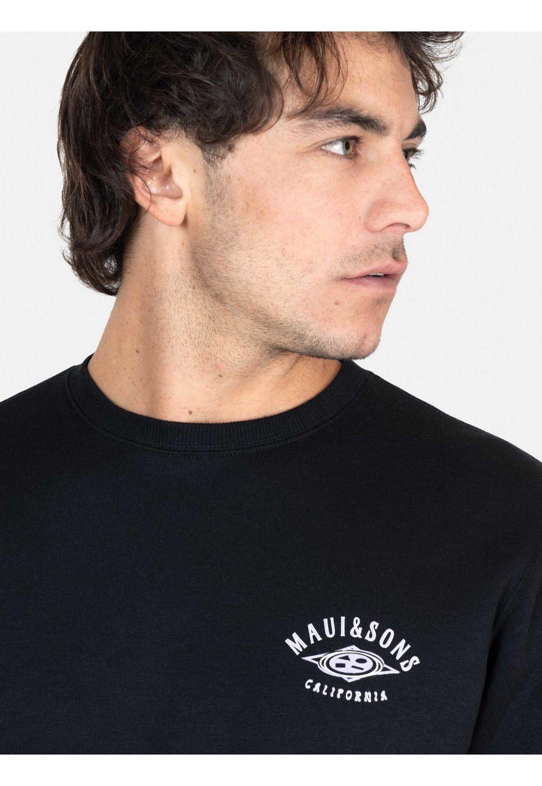 Poleron CR Chill Negro Hombre Maui And Sons-2
