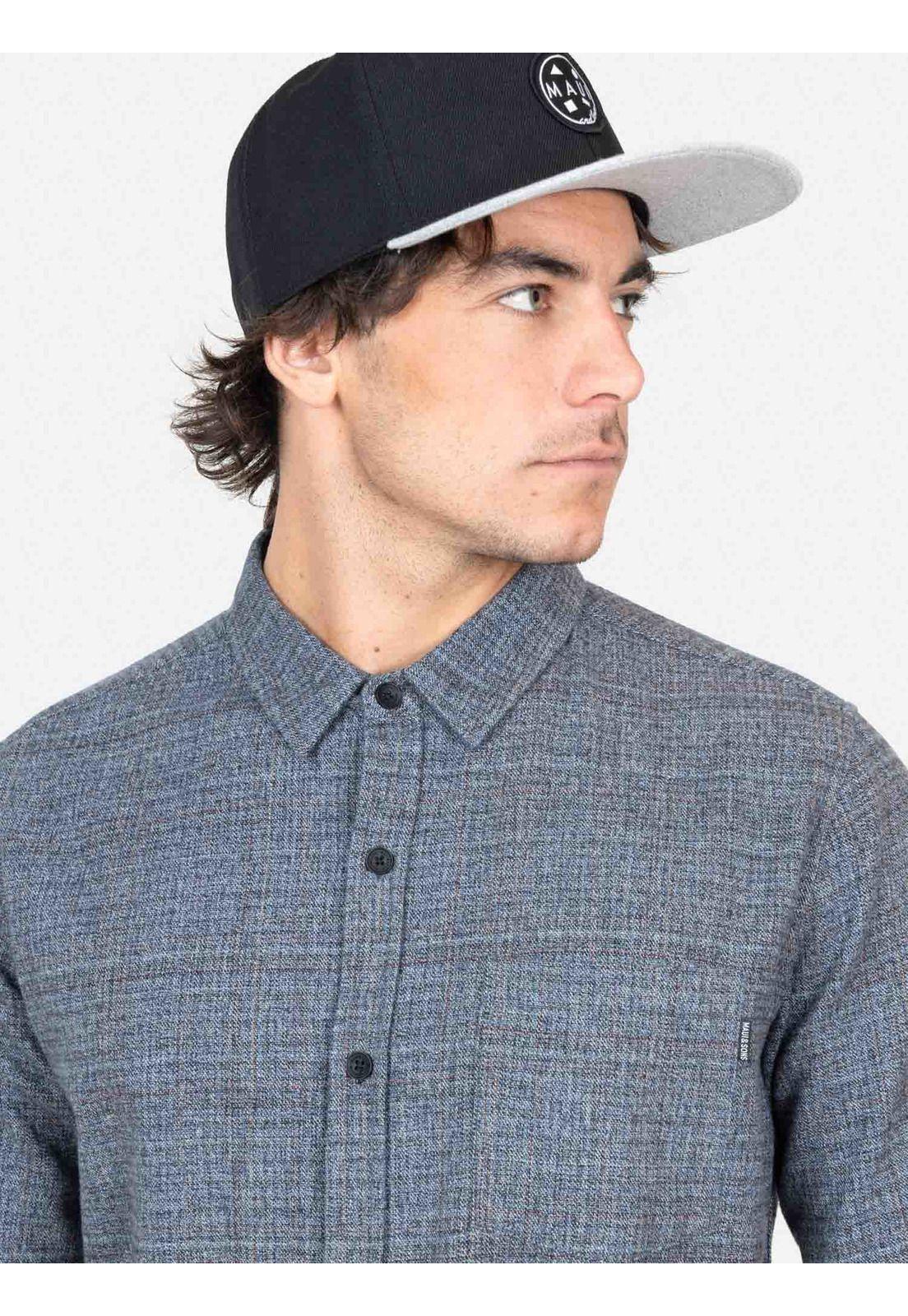 Camisa Fuego Azul Hombre Maui And Sons-2