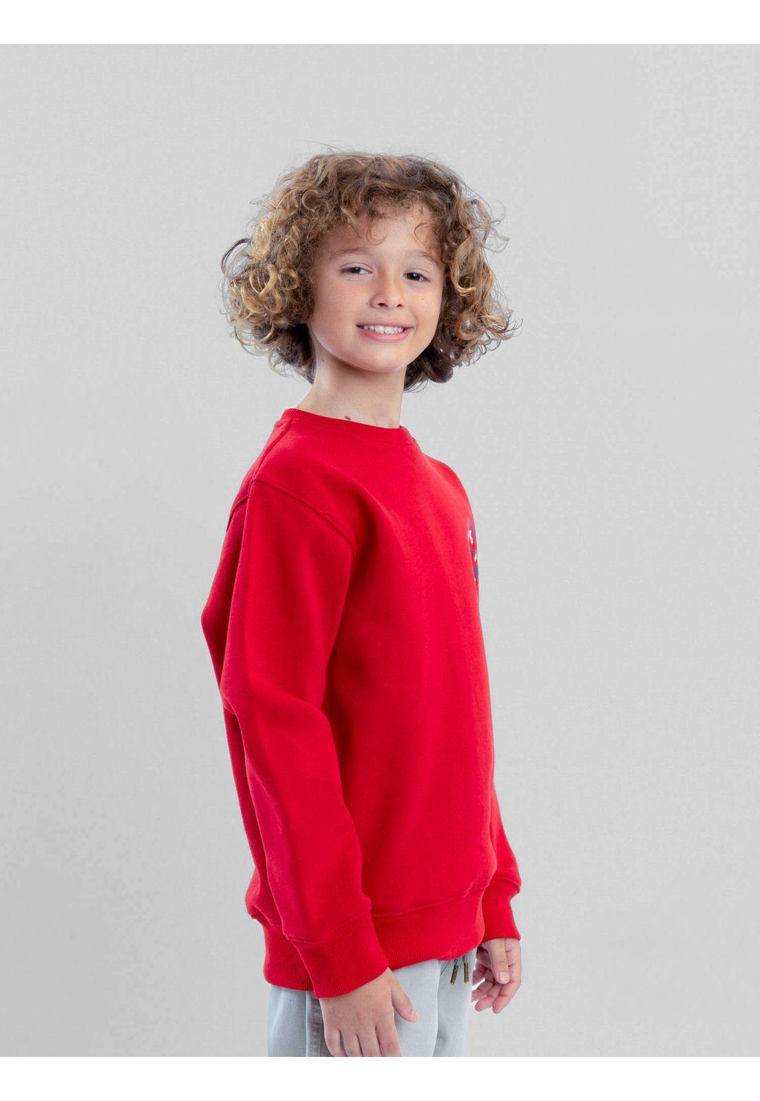 Poleron CR Sundown Rojo Infantil Maui And Sons-1