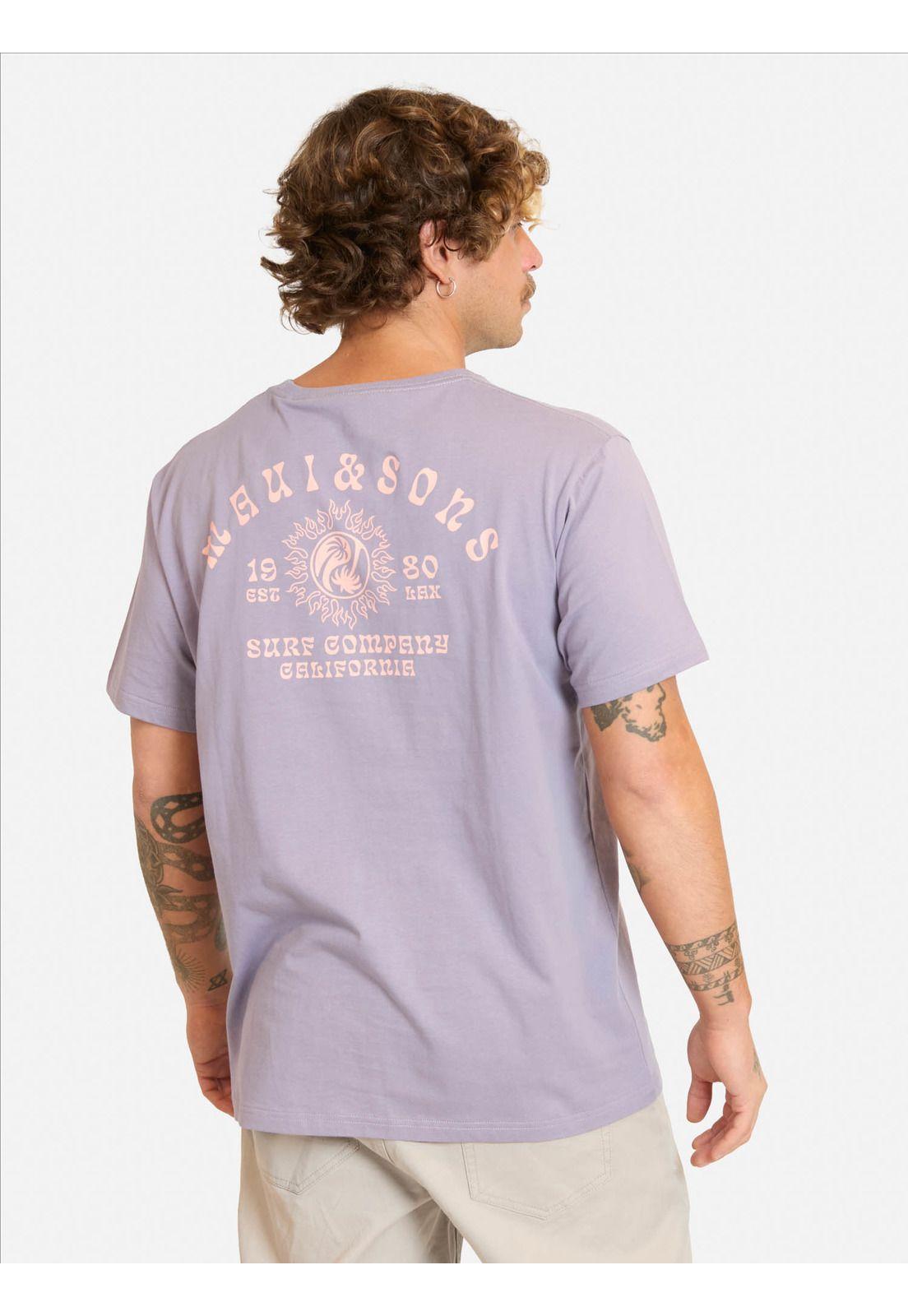 Polera MC Rexodu Morado Hombre Maui And Sons-1