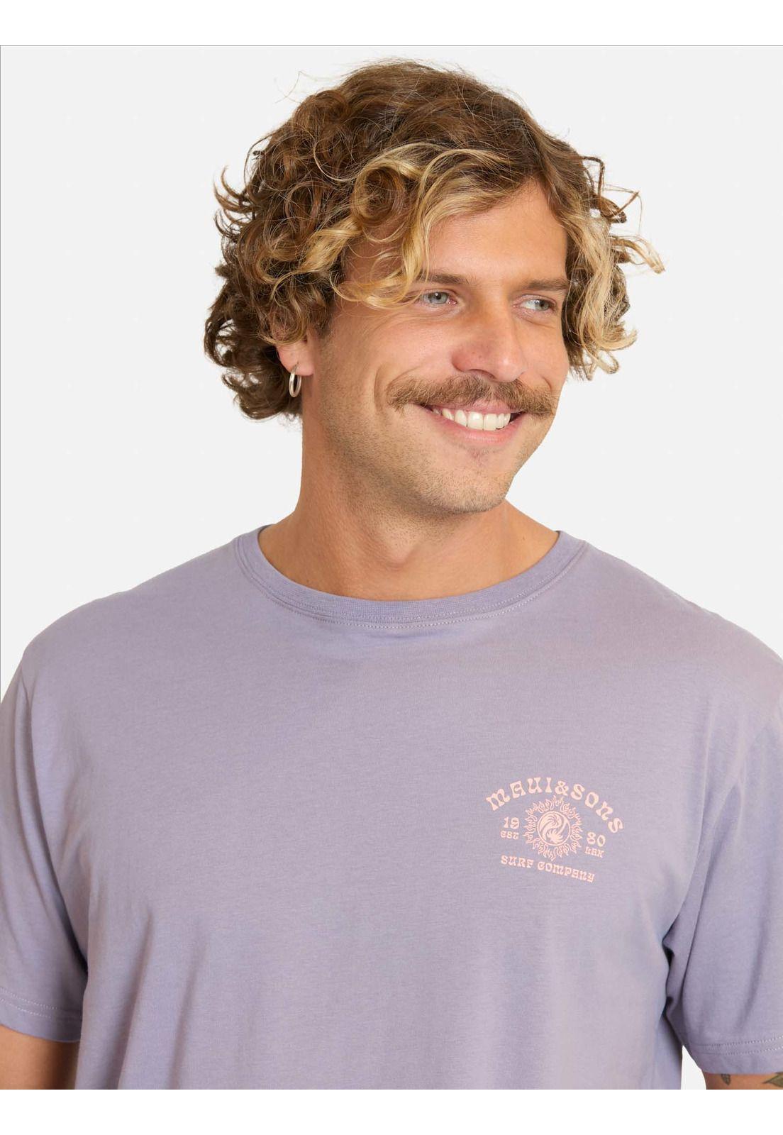 Polera MC Rexodu Morado Hombre Maui And Sons-2