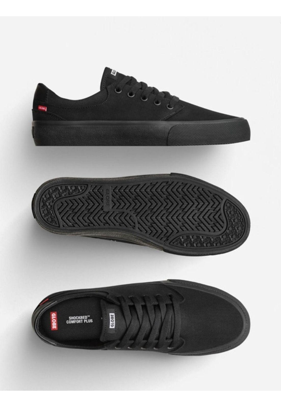 Zapatilla Goodstock Brn Negro Hombre Globe-3